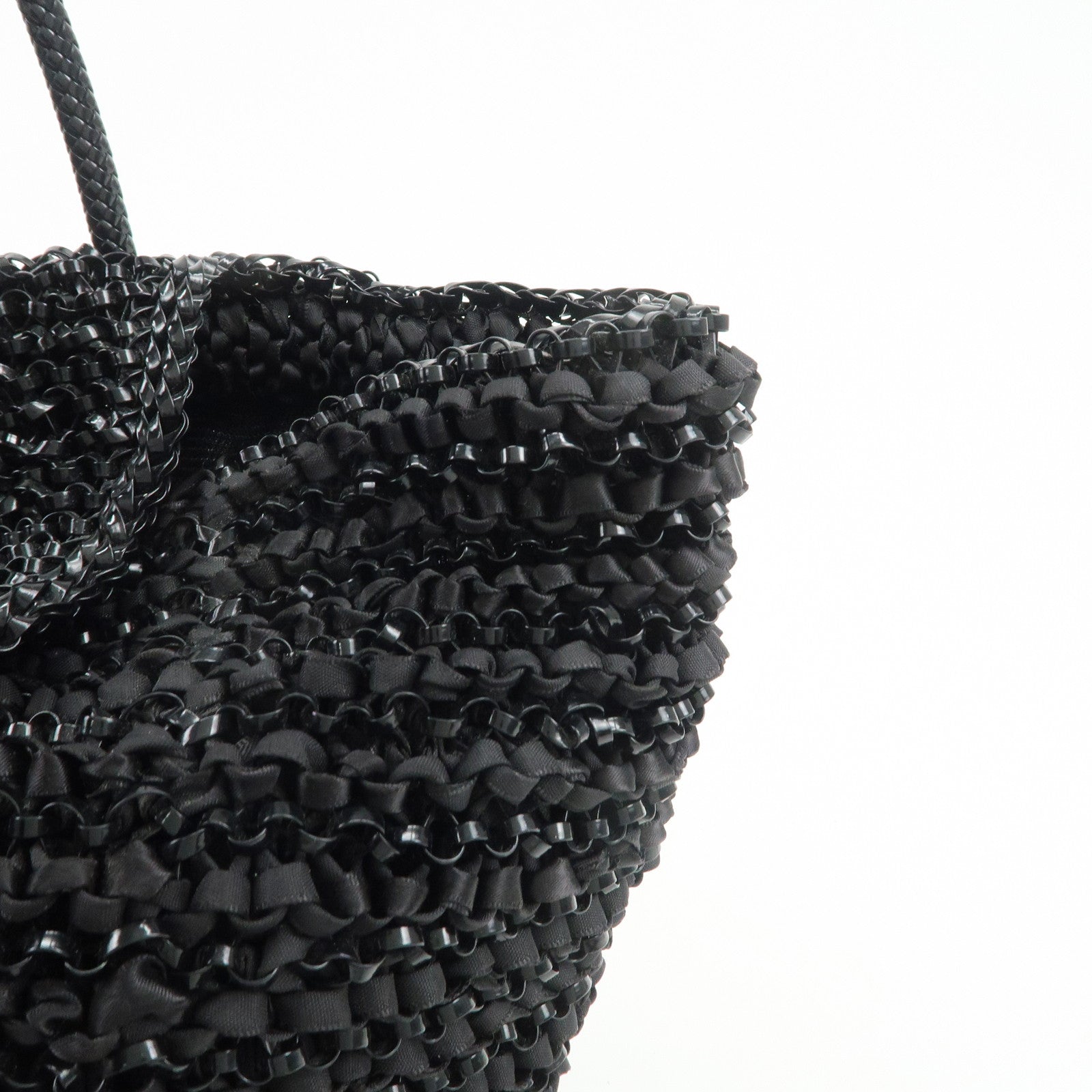 ANTEPRIMA LUCCHETTO Turn Lock Logo PVC Nylon Tote Bag Wire Bag