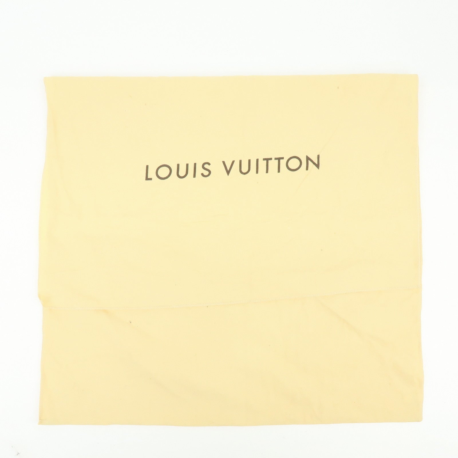 Louis Vuitton Set of 10 Dust Bag Storage Bag Flap Style Beige