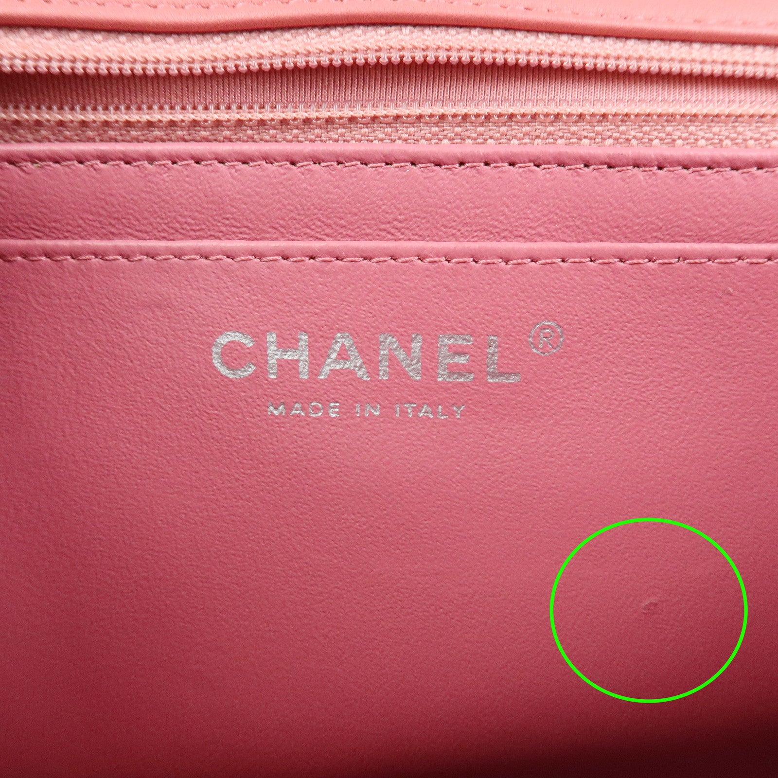 CHANEL Matelasse 25 Lamb Skin Chain Shoulder Bag Pink Red A90214