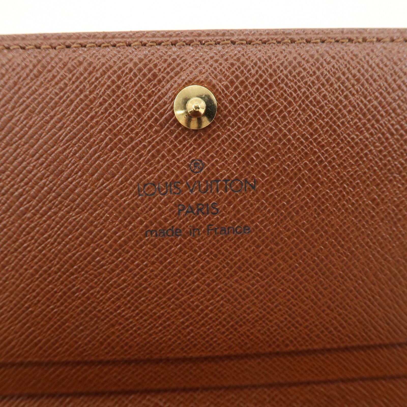 Louis Vuitton Monogram Porte Monnaie Billets Tresor Wallet M61730