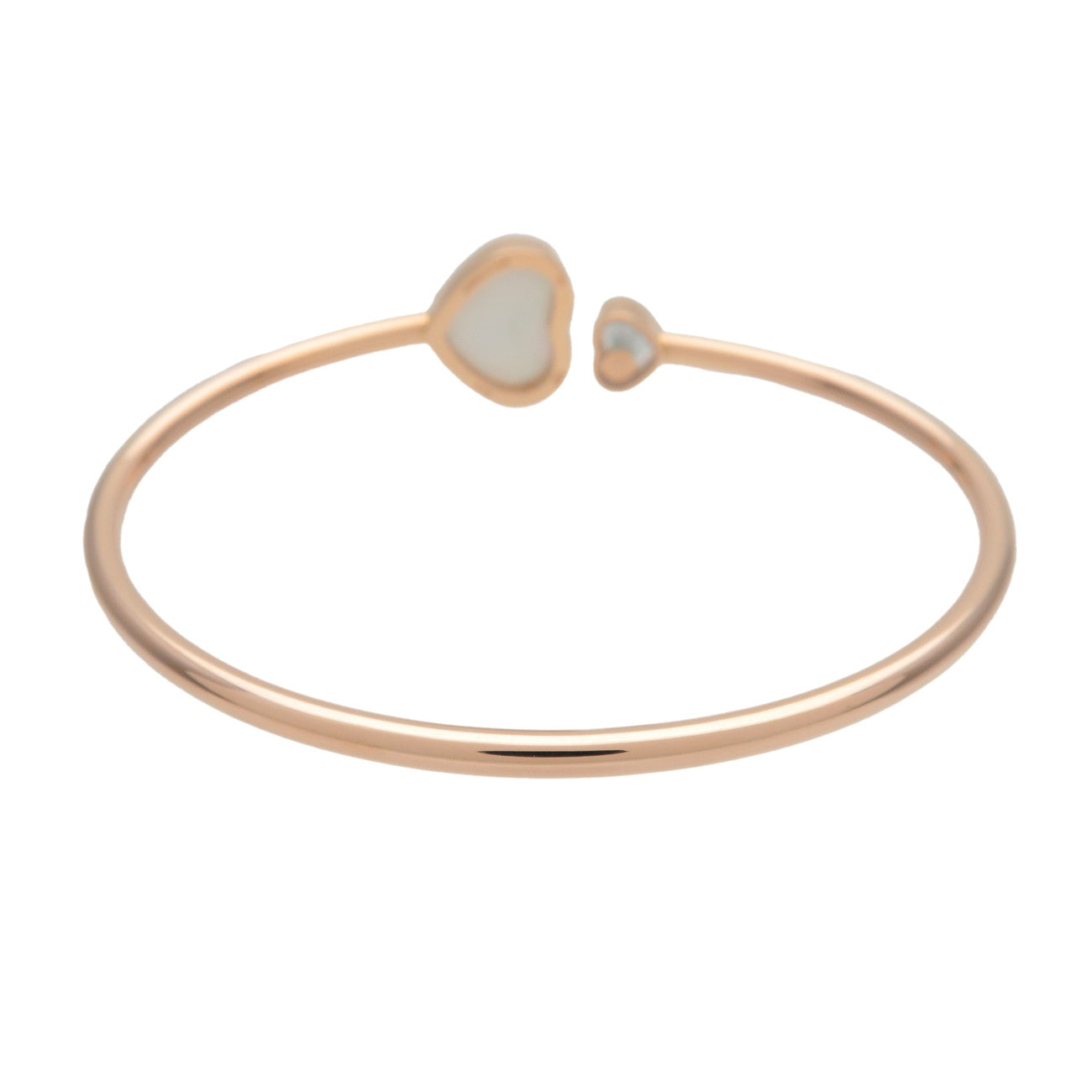 Chopard Happy Heart Diamond Pearl Bangle K18PG Rose Gold 857482