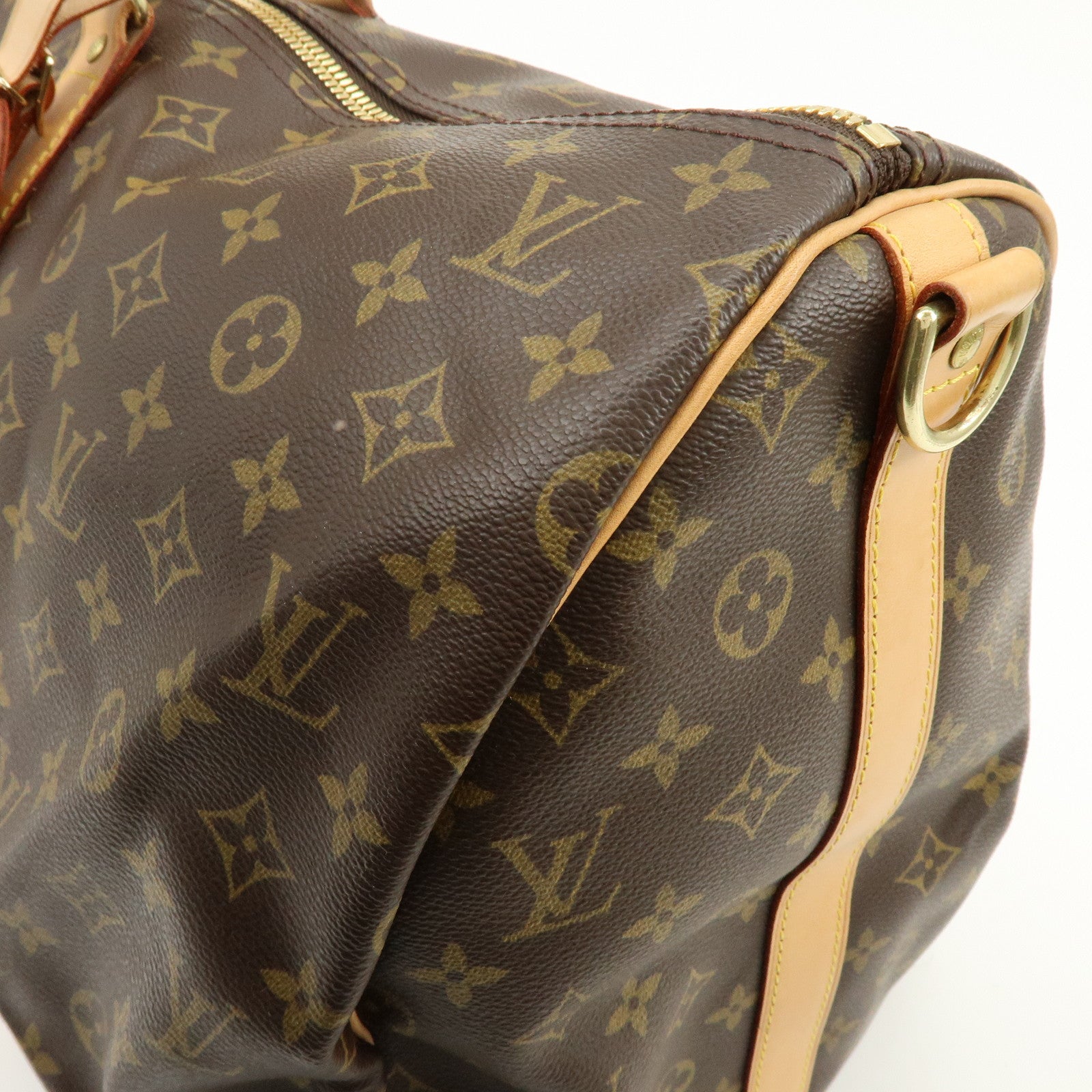 Louis Vuitton Monogram Keep All Bandouliere 55 Boston Bag M41414