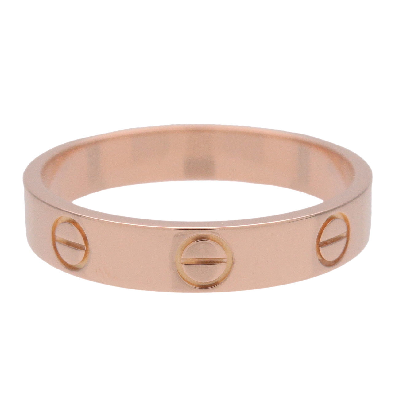 Cartier Mini Love Ring K18 750PG Rose Gold #54 US7 EU54 B4085000
