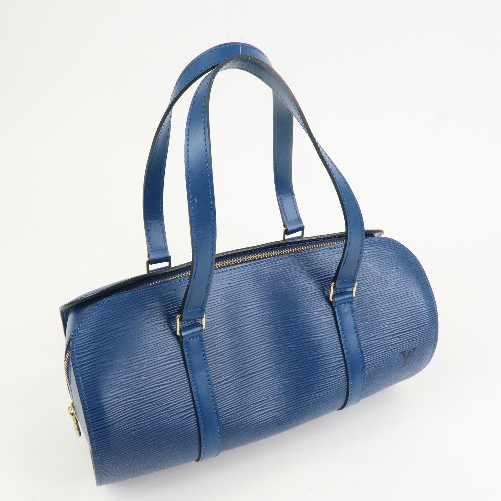 Louis Vuitton Epi Soufflot Shoulder Bag Hand Bag Toledo Blue M52225