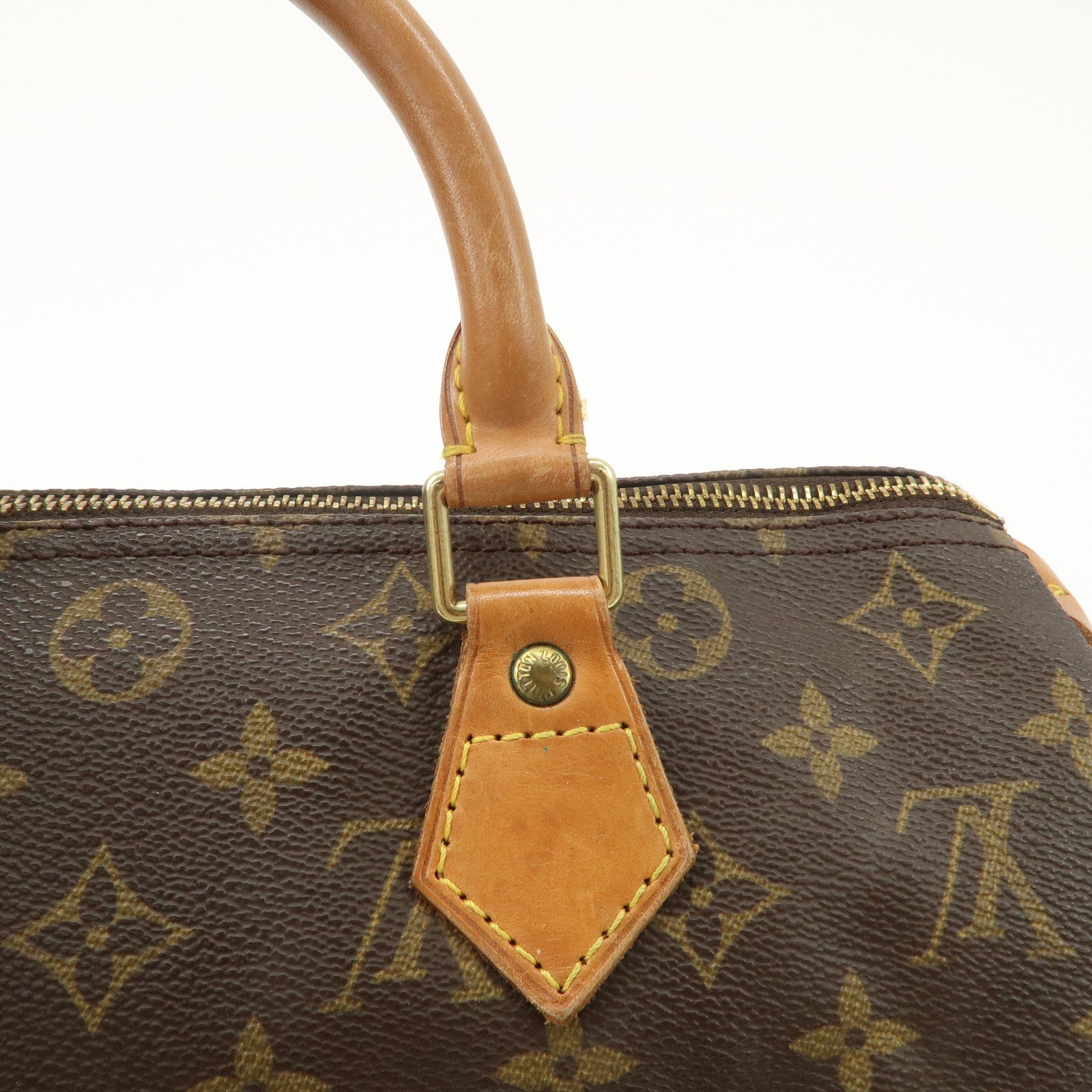 Louis Vuitton Monogram Speedy 30 Boston Bag Hand Bag M41526 Used