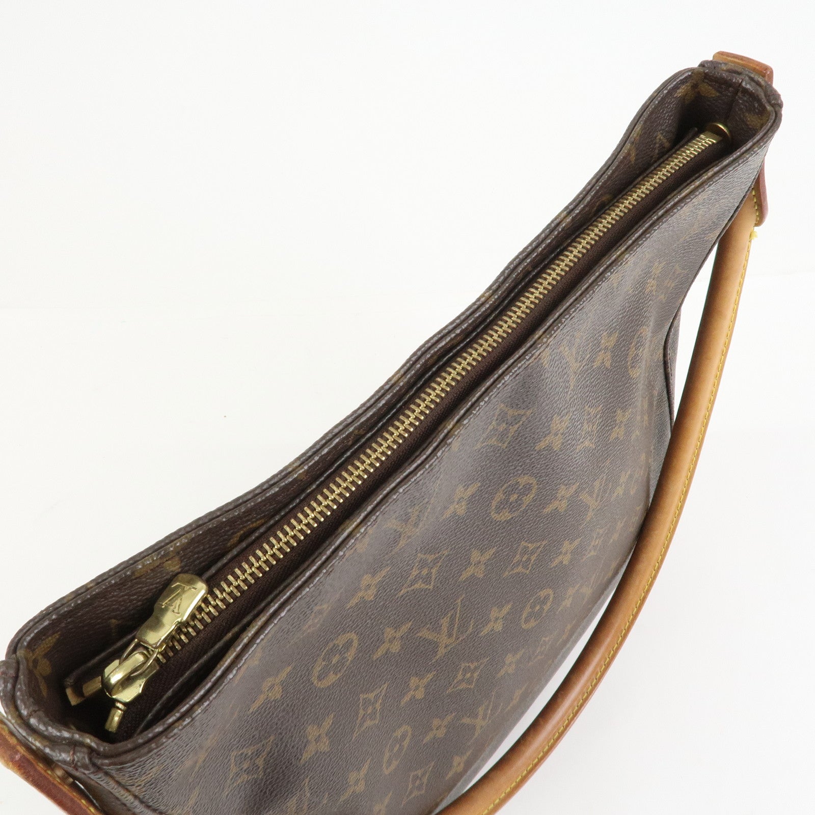 Louis Vuitton Monogram Looping GM Shoulder Bag Brown M51145