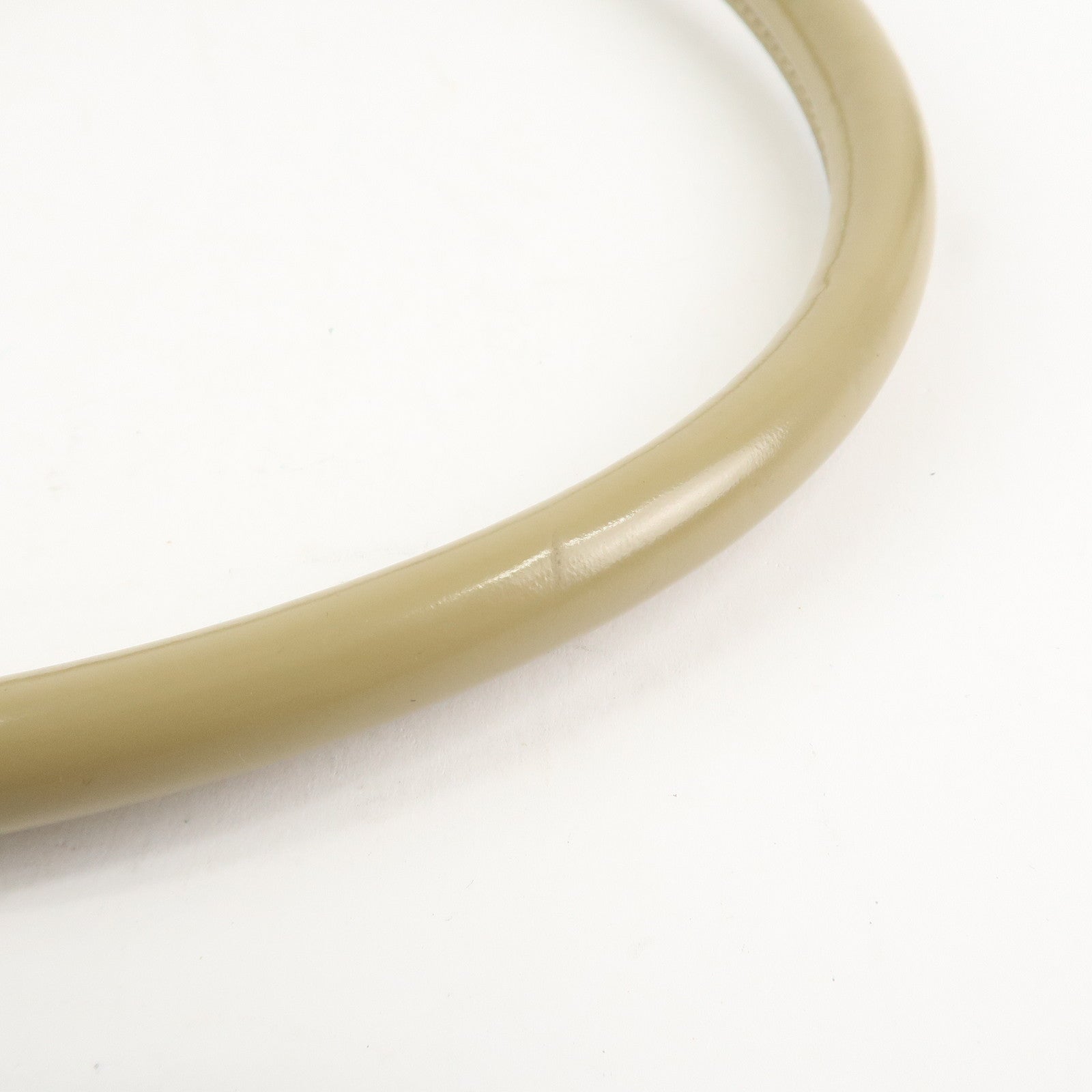 GUCCI Leather Shoulder Bag Hand Bag Beige 001.4150.002058 Used