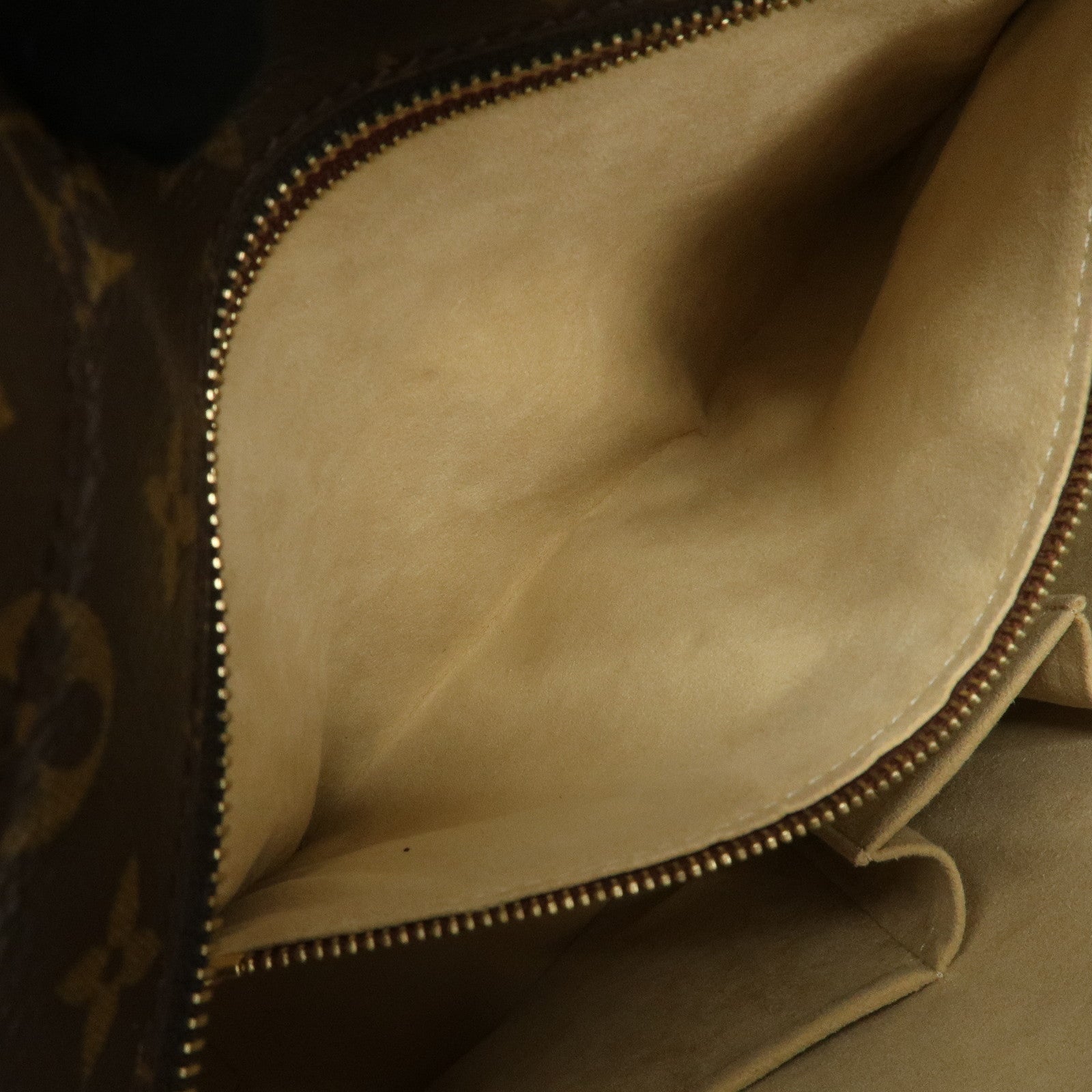 Louis Vuitton Monogram Luco Tote Bag Hand Bag Brown M51155 Used