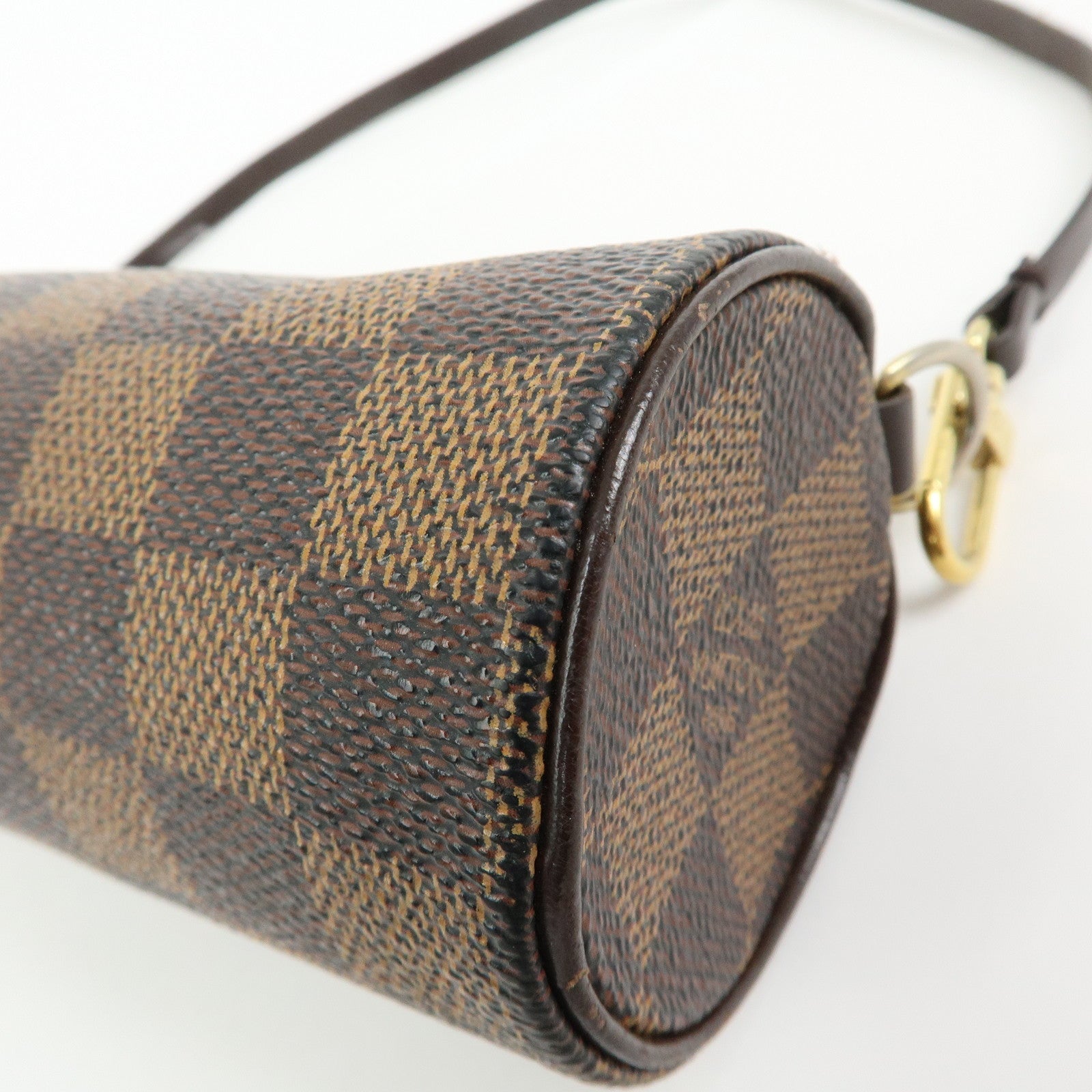 Louis Vuitton Damier Ebene Mini Pouch for Papillon Bag Brown