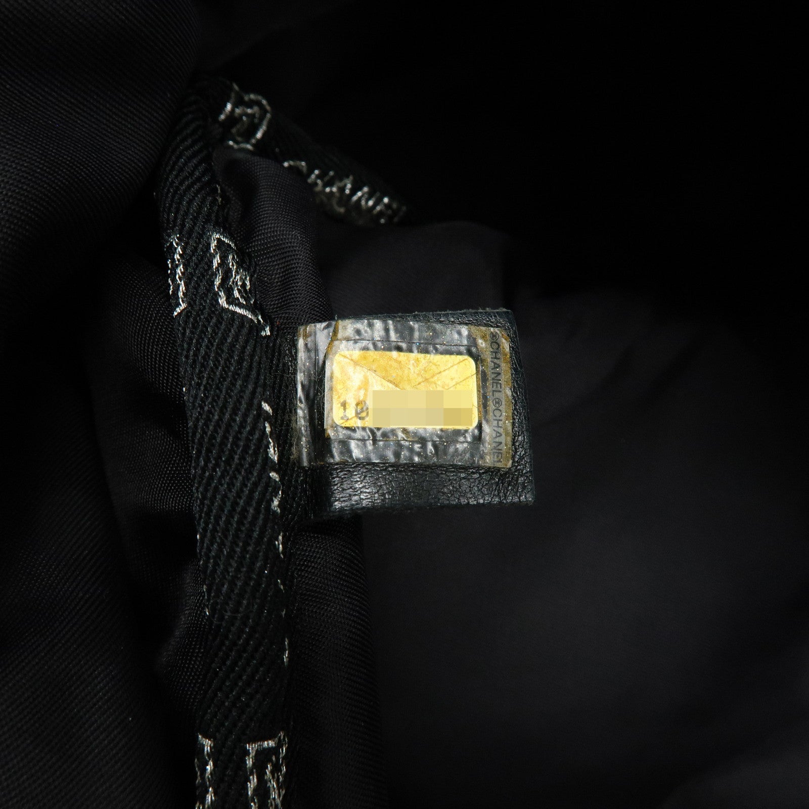 CHANEL Sports Line Nylon Shoulder Bag Crossbody Bag Black