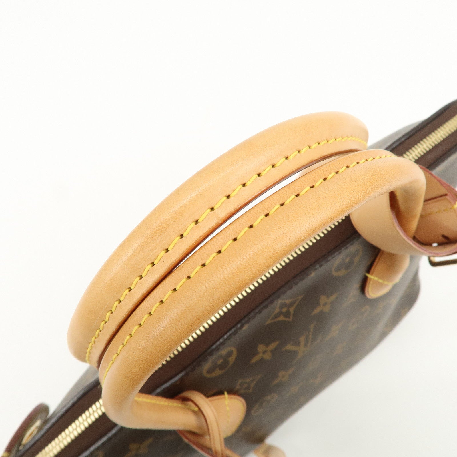 Louis Vuitton Monogram Leather Lockit PM Hand Bag Brown M40613