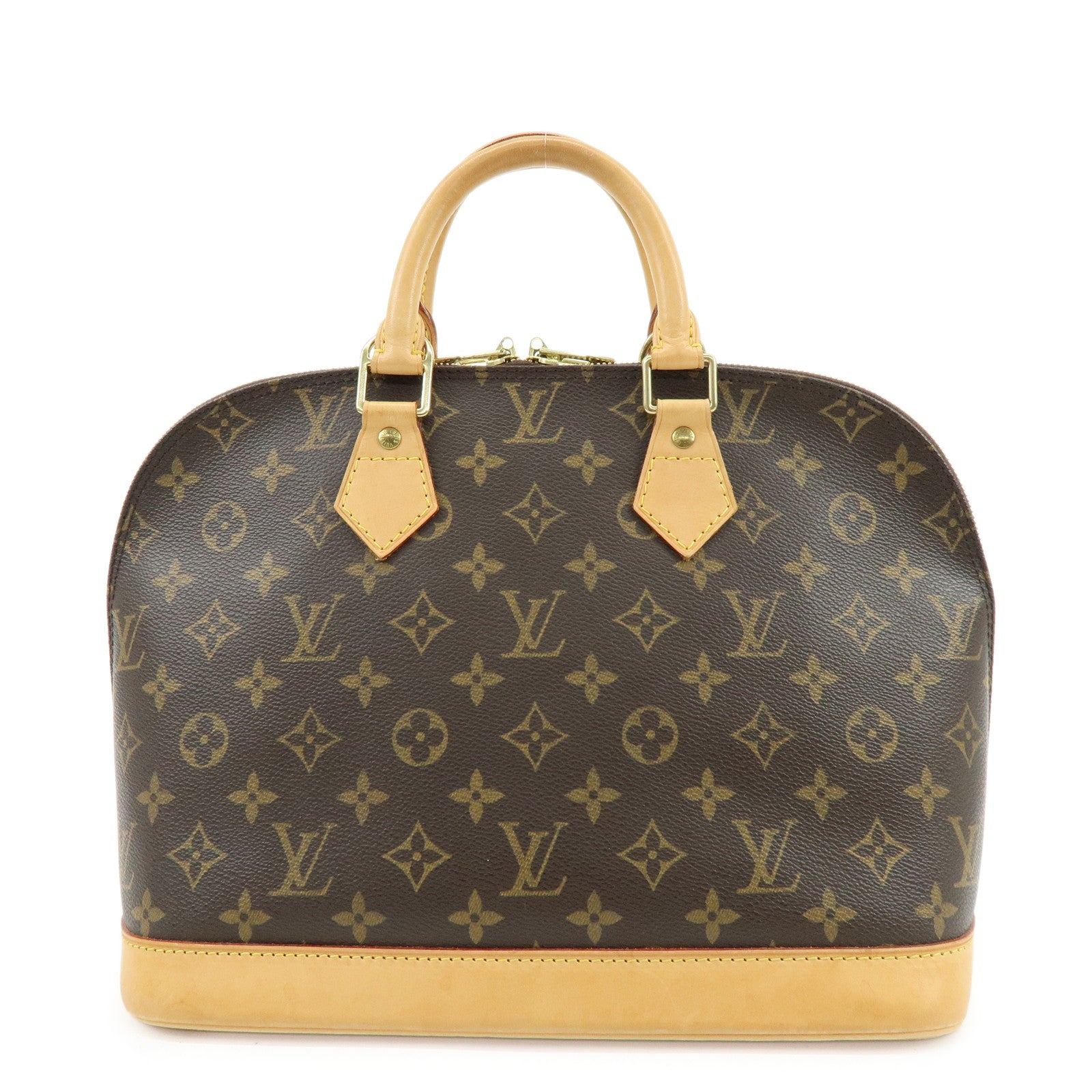 Louis Vuitton Monogram Canvas Alma Hand Bag Brown M51130