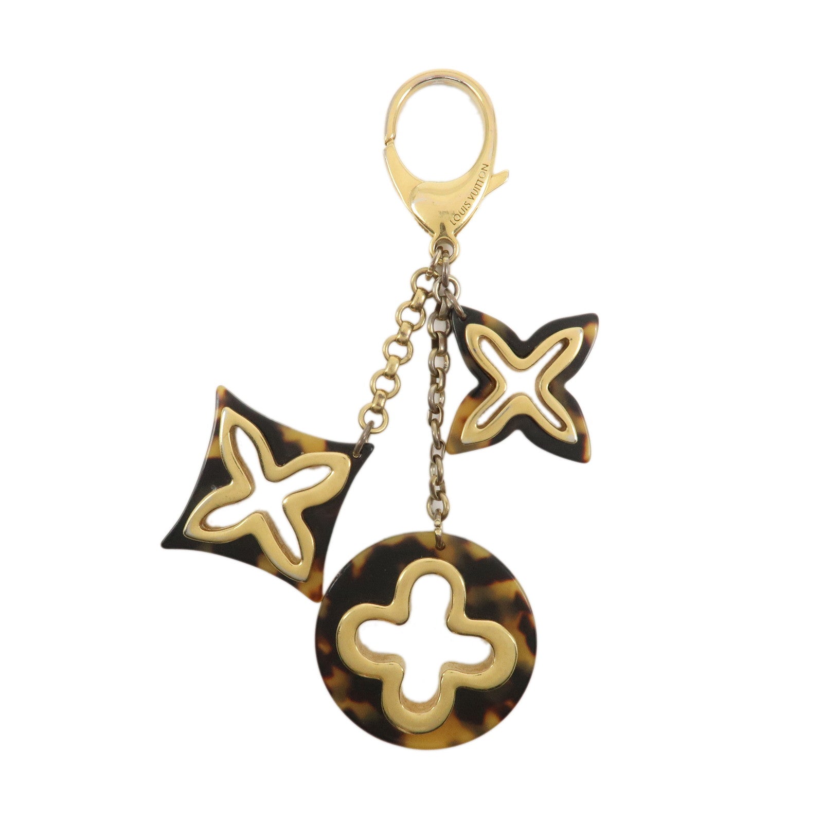 Louis Vuitton Bijou Sac Insolence Bag Charm Gold Brown M65087