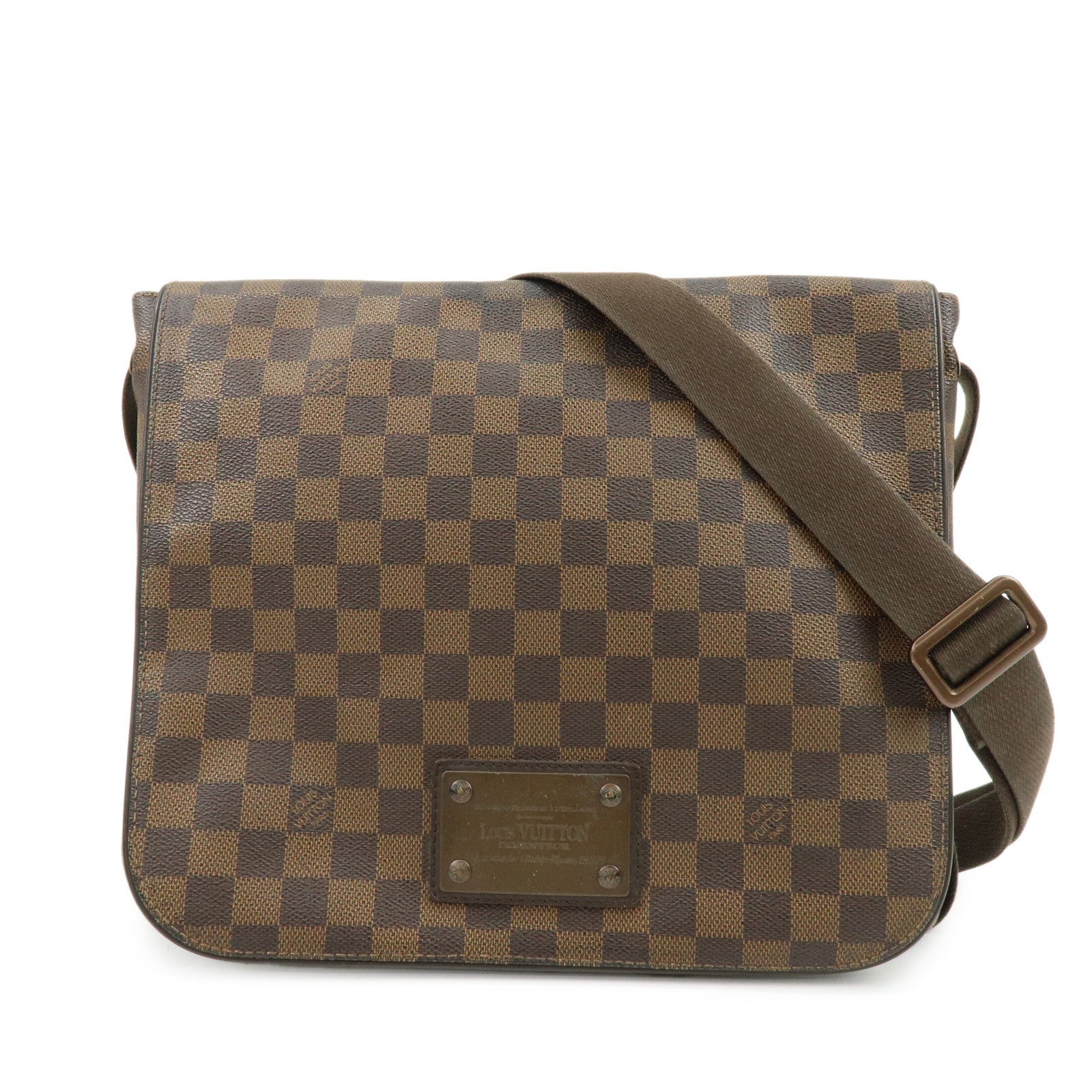 Louis Vuitton Damier Ebene Brooklyn Messenger Bag Brown N51211