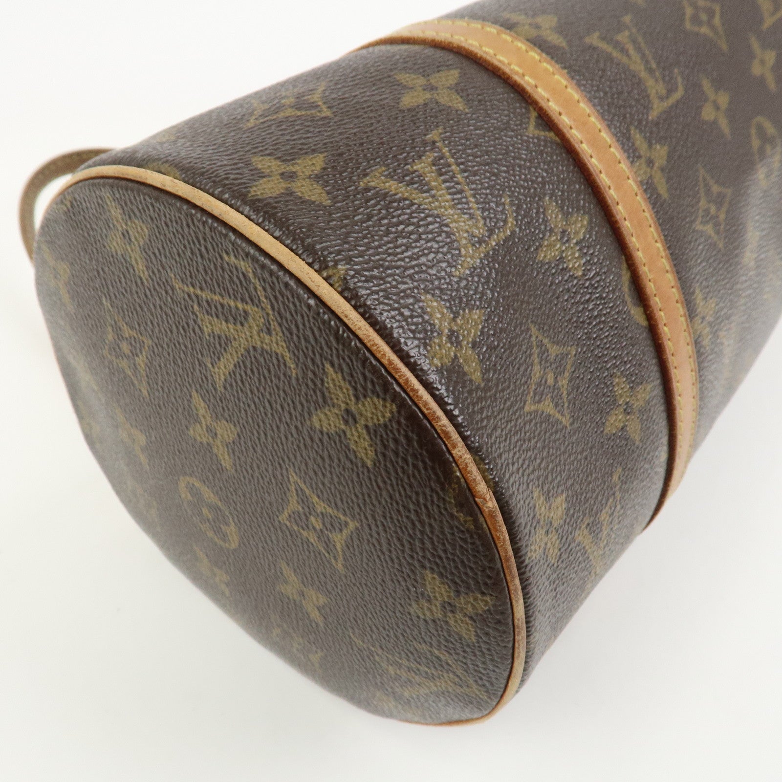 Louis Vuitton Monogram Papillon 30 Hand Bag Brown M51385