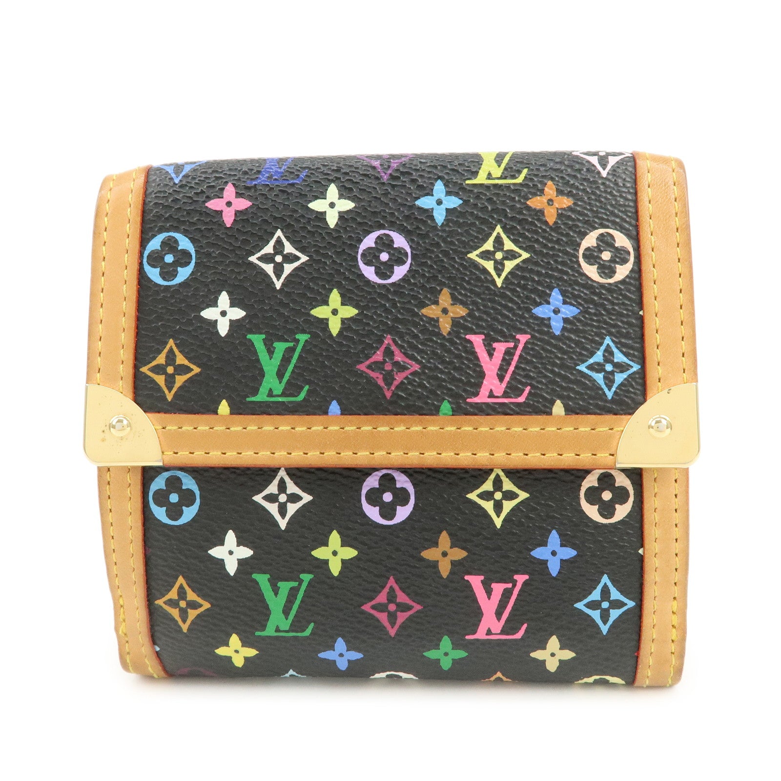 Louis Vuitton Monogram Porte Monnaie Billets Carte Credit M92984 Used