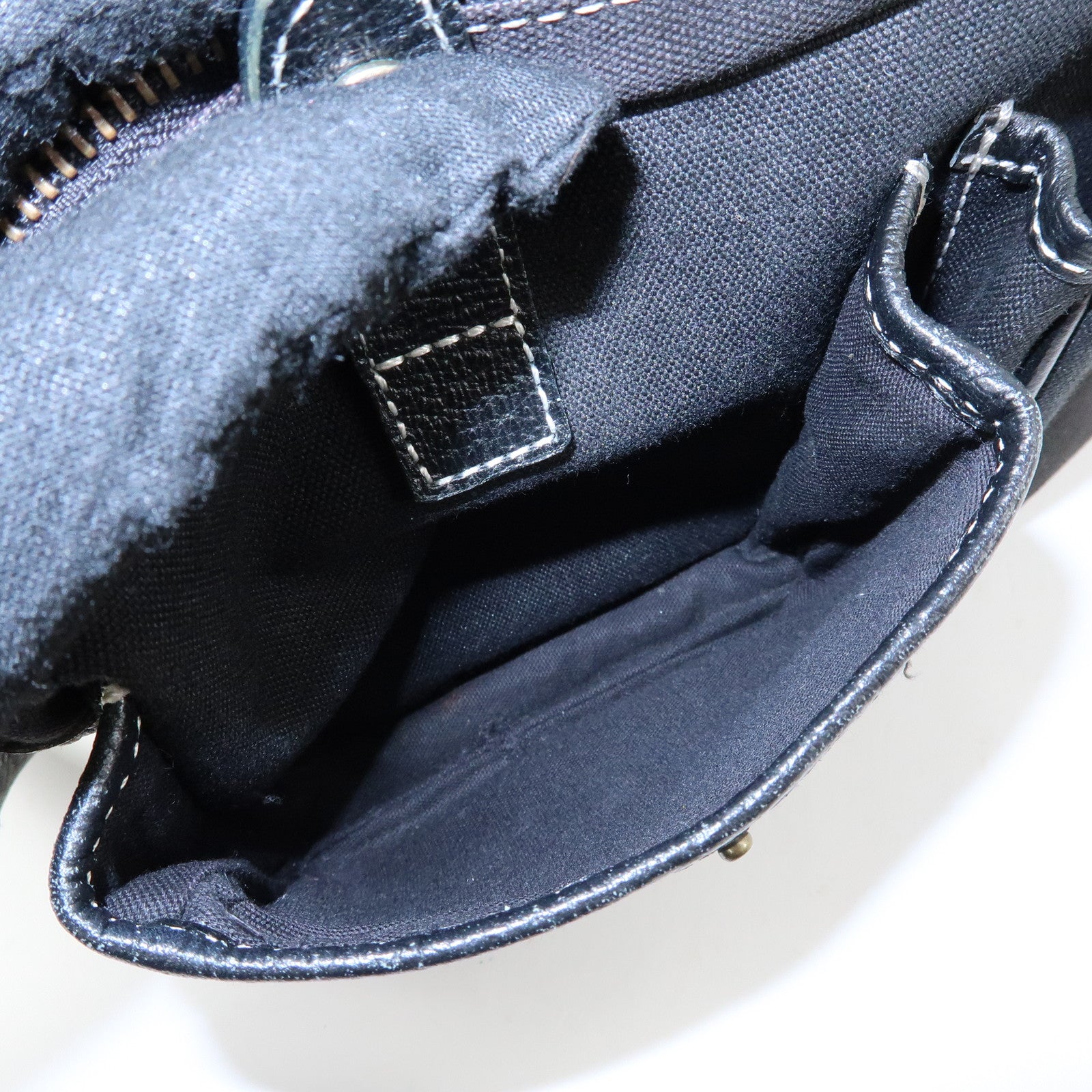 BURBERRY blue Label Canvas Shoulder Bag Crossbody Bag Black