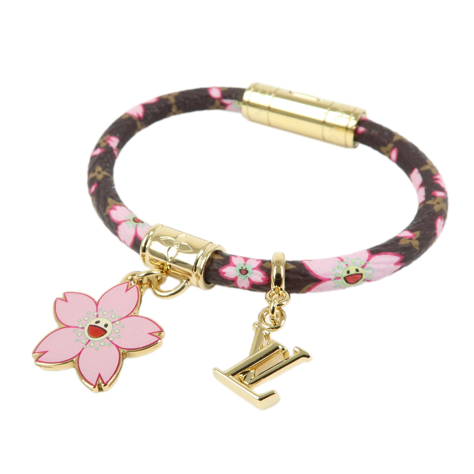 Louis Vuitton LVxTM Monogram Cherry Blossom Bracelet Brown M8978F
