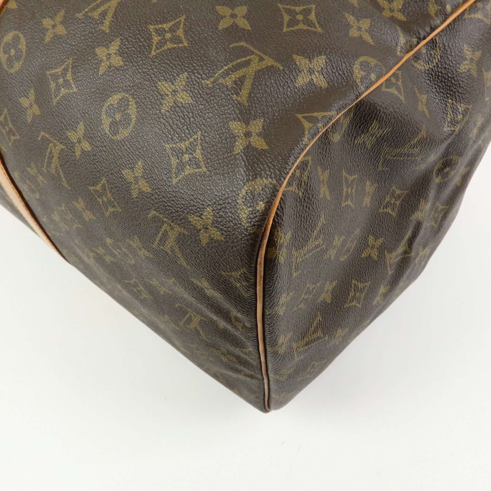 Louis Vuitton Monogram Sac Souple 55 Boston Bag Brown M41622
