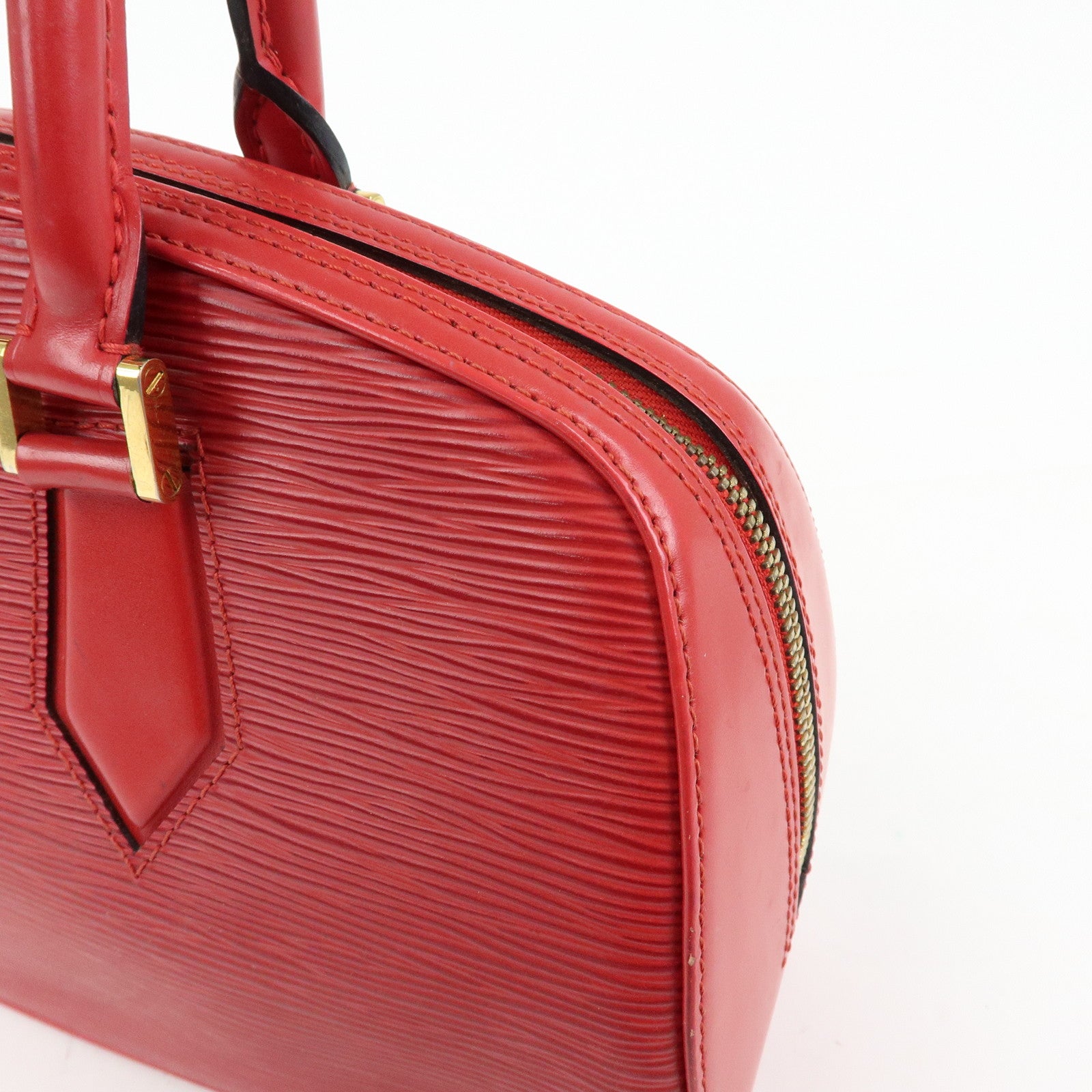 Louis Vuitton Epi Leather Jasmine Hand Bag Castilian Red M52087