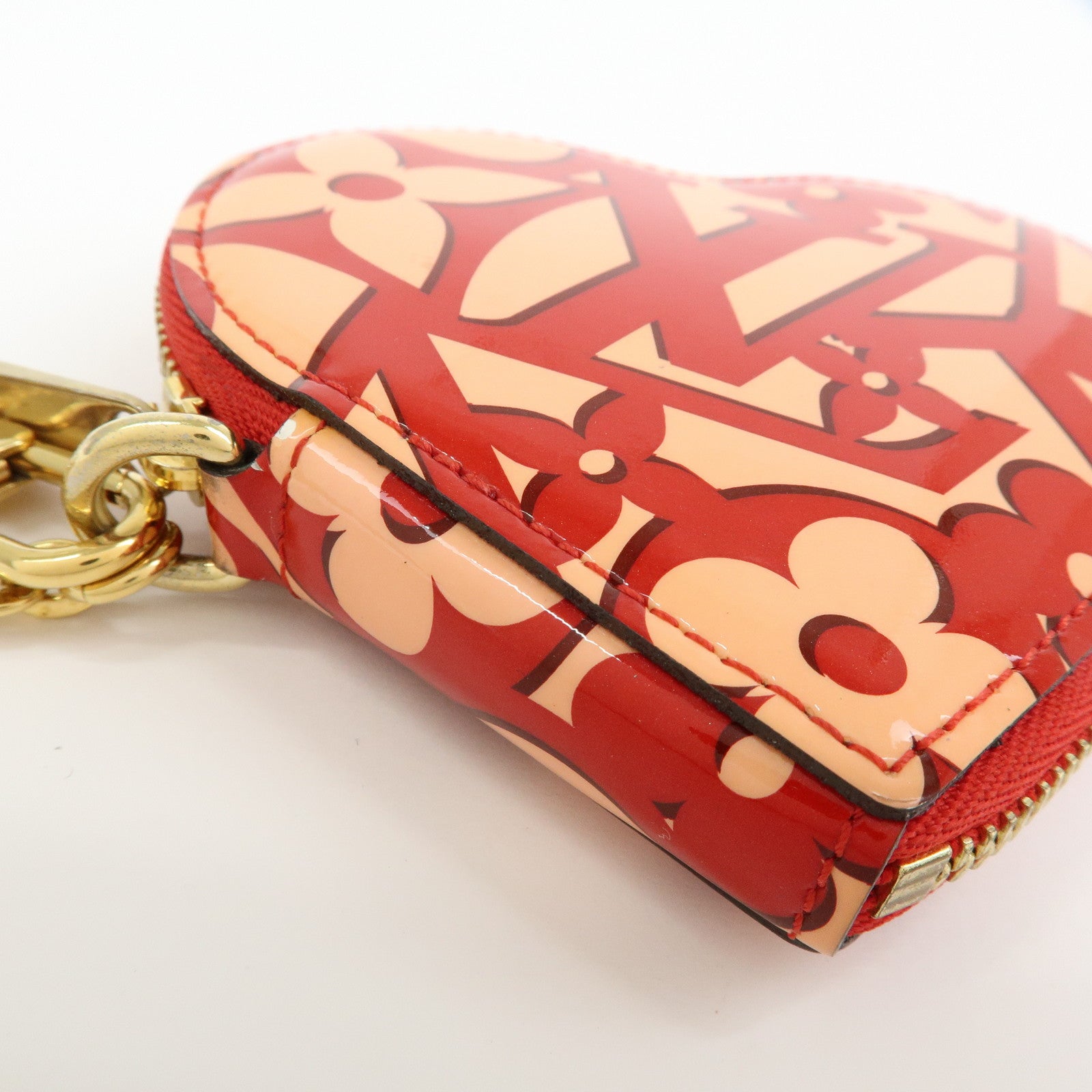 Louis Vuitton Sweet Monogram Vernis Portemonnaie Coeur Pink M90133