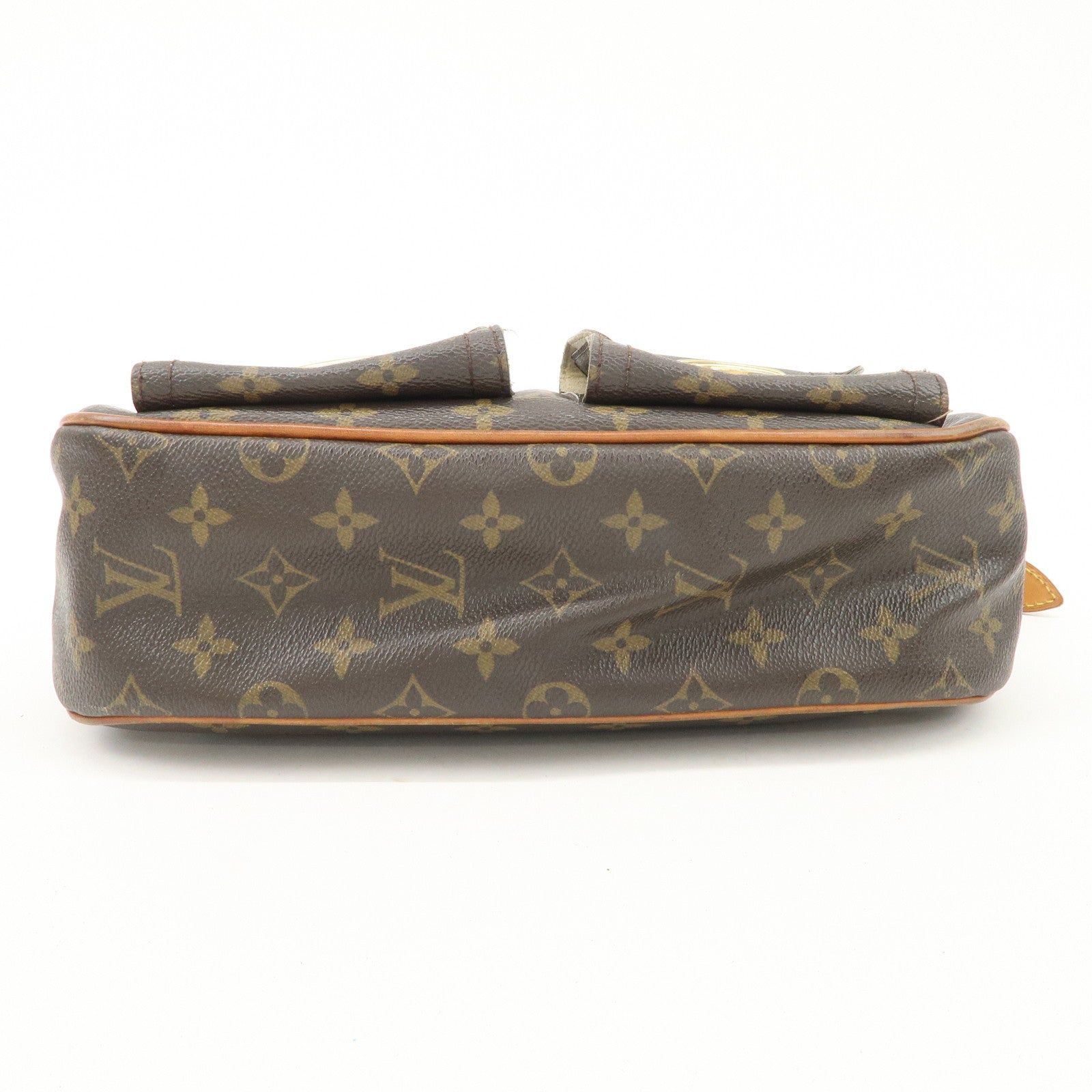 Louis Vuitton Monogram Hudson GM Shoulder Bag Brown M40045 Used