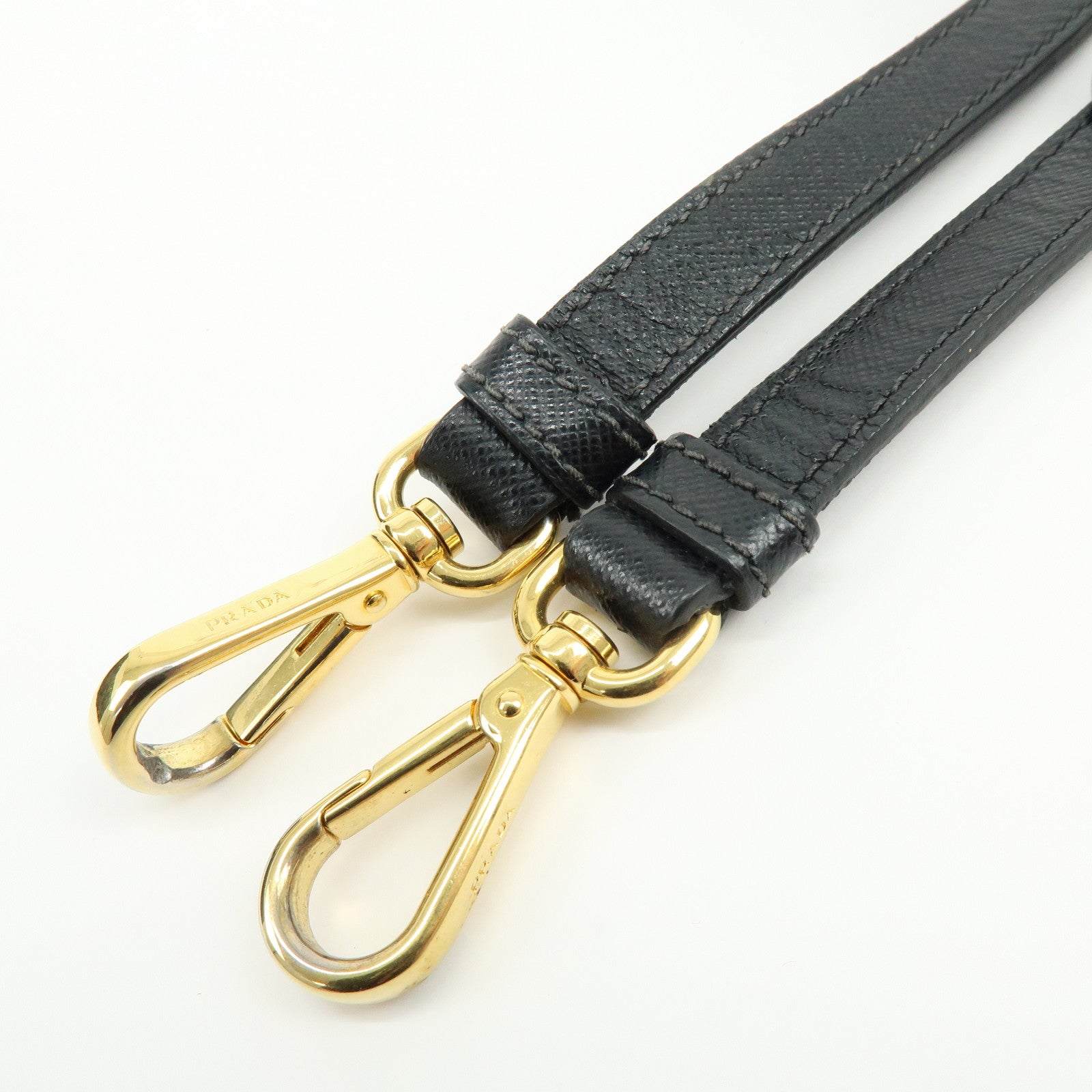 PRADA Traingle Logo Galleria Saffiano Leather 2Way Hand Bag 1BA863