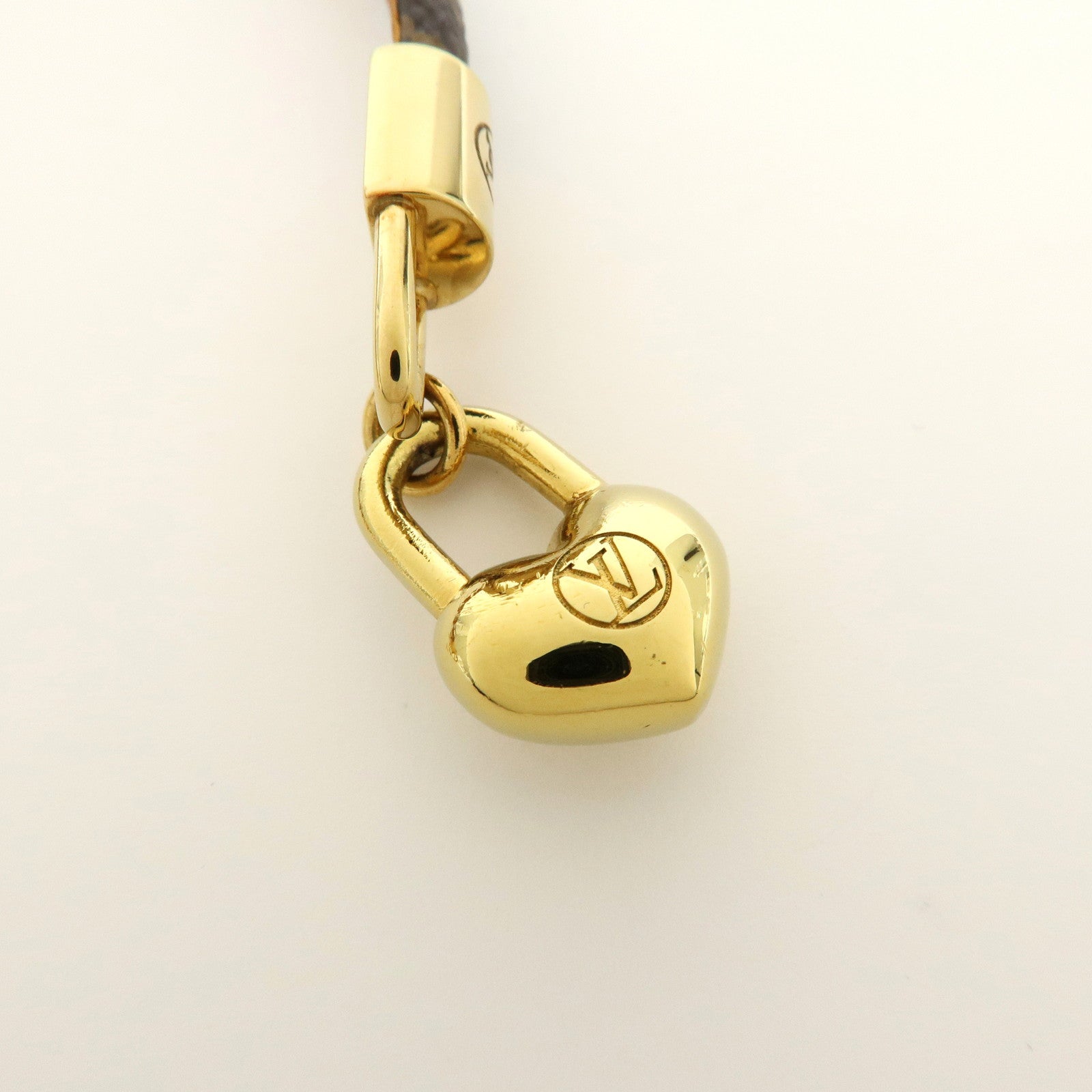 Louis Vuitton Monogram Bracelet Crazy In Lock Size 17 Brown M6451