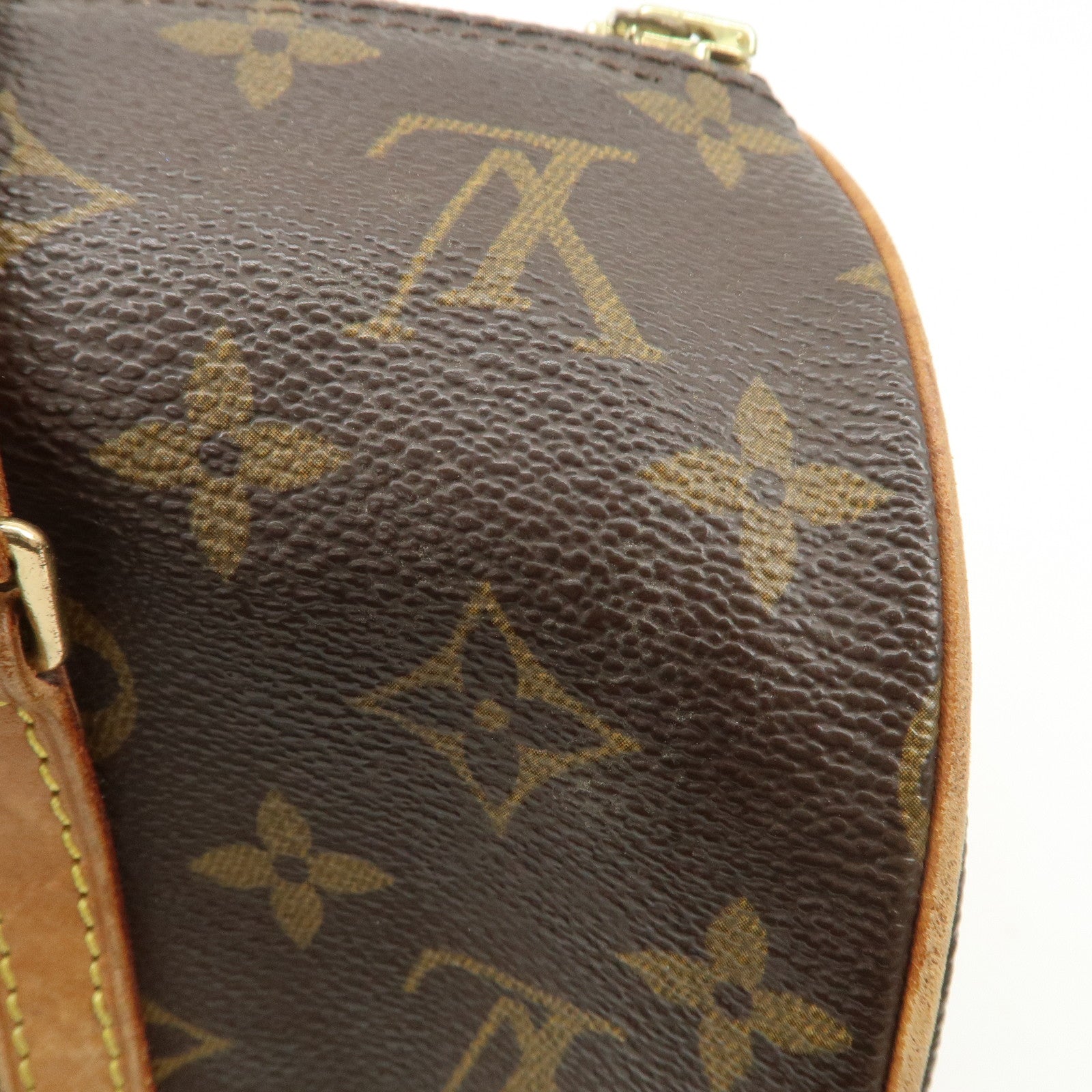 Louis Vuitton Monogram Papillon 30 Hand Bag New Style Brown M51385 Used