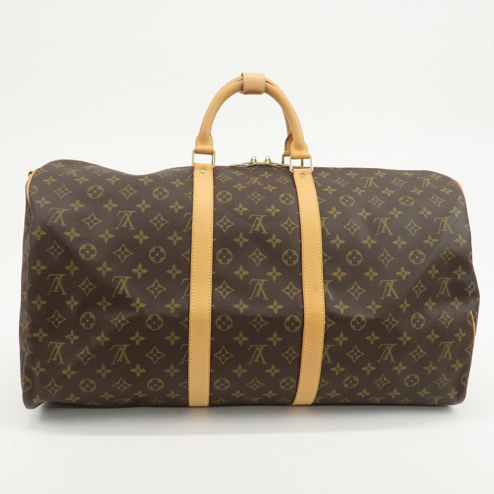 Louis Vuitton Monogram Keep All Bandouliere 55 Boston Bag M41414