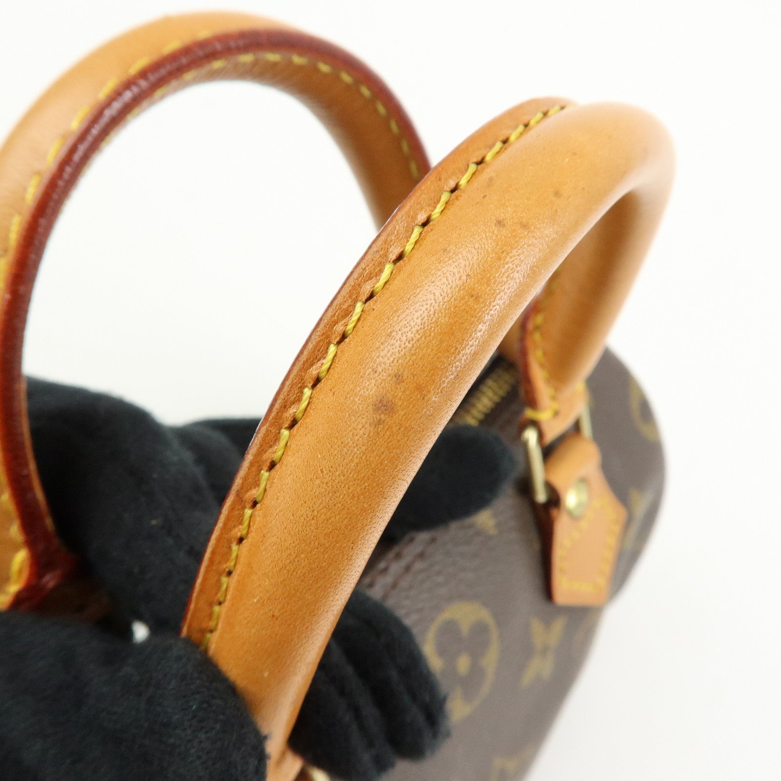 Louis Vuitton Monogram Mini Speedy Hand Bag & Strap Brown M41534