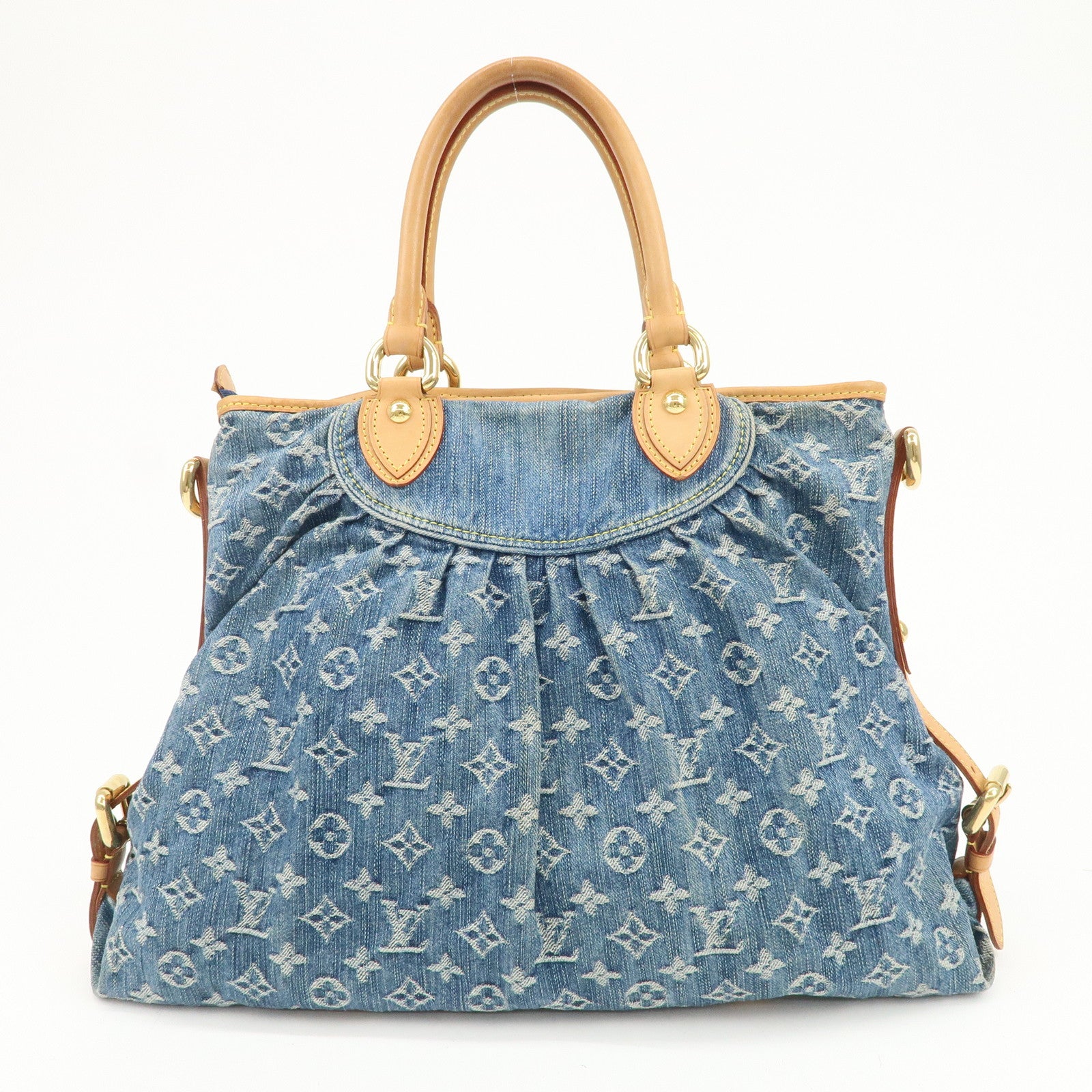 Louis Vuitton Monogram Denim Neo Cabby MM 2Way Bag Hand Bag Ｍ95349
