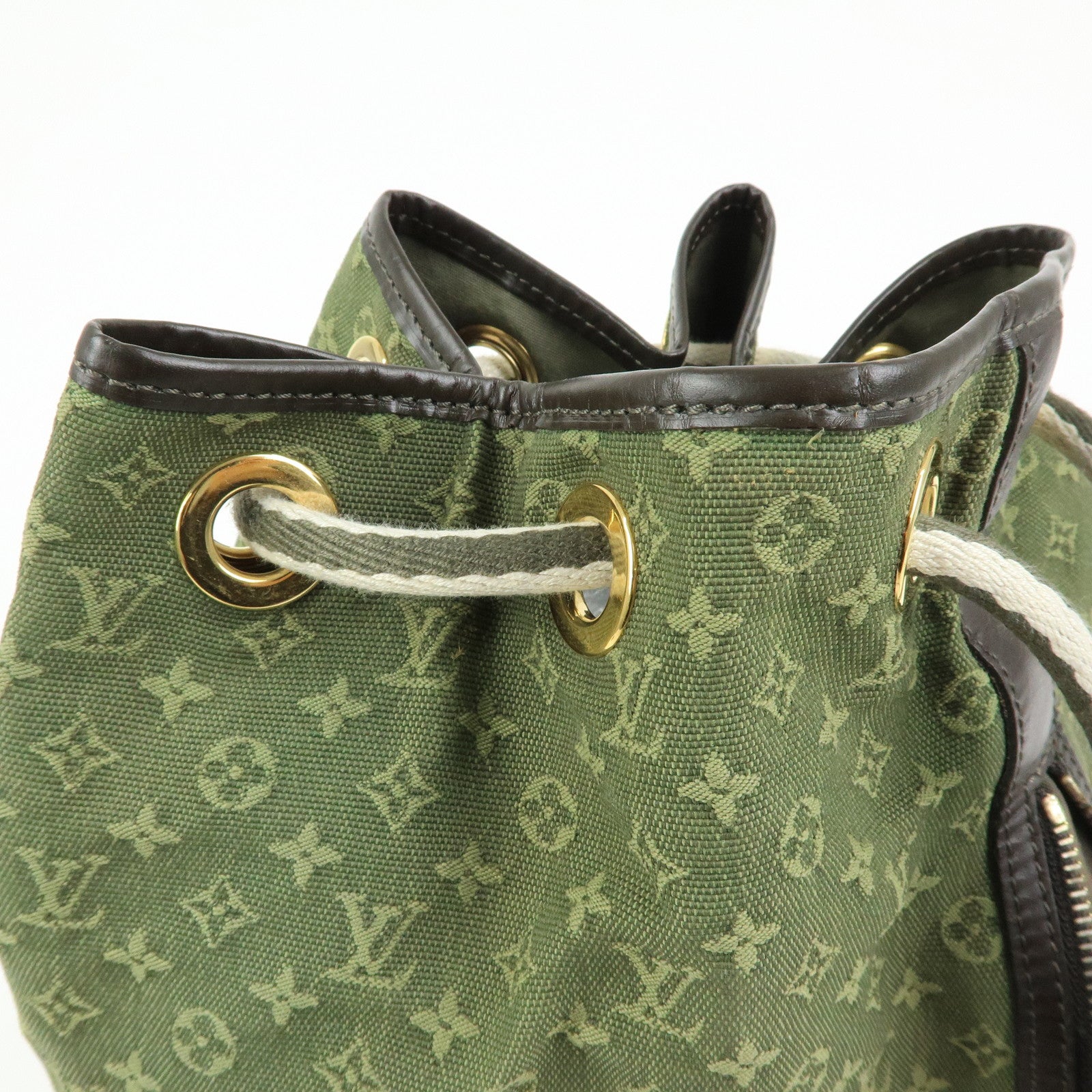 Louis Vuitton Betsy Monogram Mini Canvas Leather Shoulder Bag Khaki