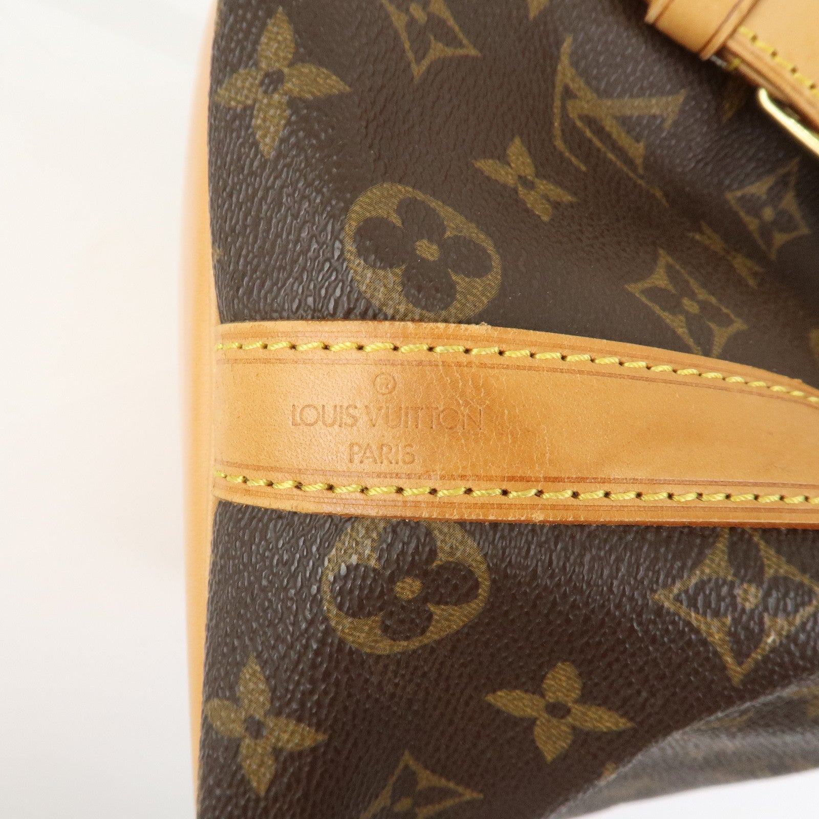 Louis Vuitton Monogram Petit Noe Shoulder Bag Brown M42226