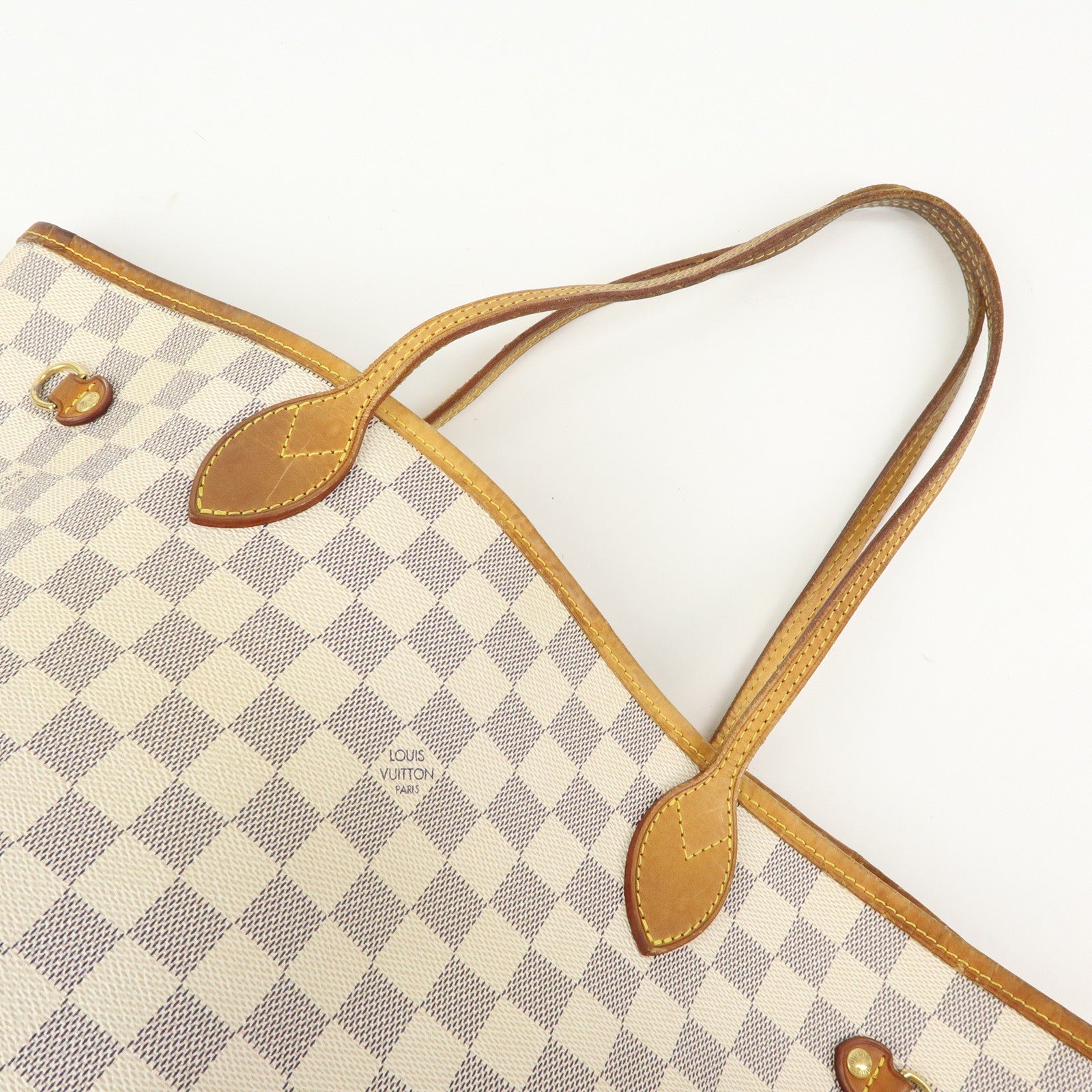 Louis Vuitton Damier Azur Neverfull MM Tote Bag Shoulder Bag N51107
