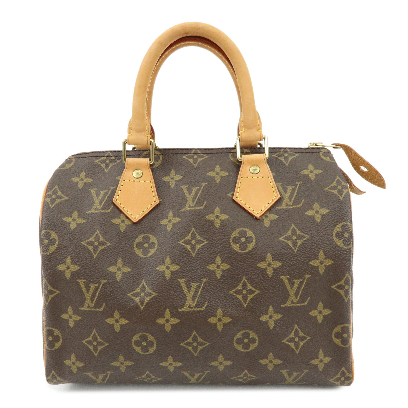Louis Vuitton Monogram Speedy 25 Boston Bag Hand Bag Brown M41528