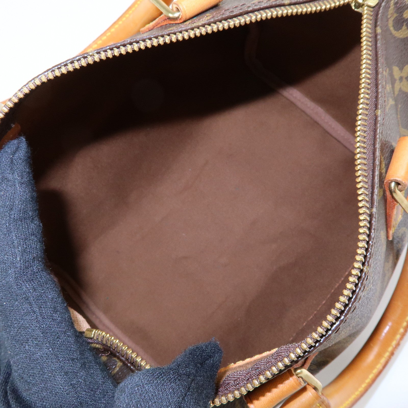 Louis Vuitton Monogram Speedy 25 Boston Bag Hand Bag Brown M41528