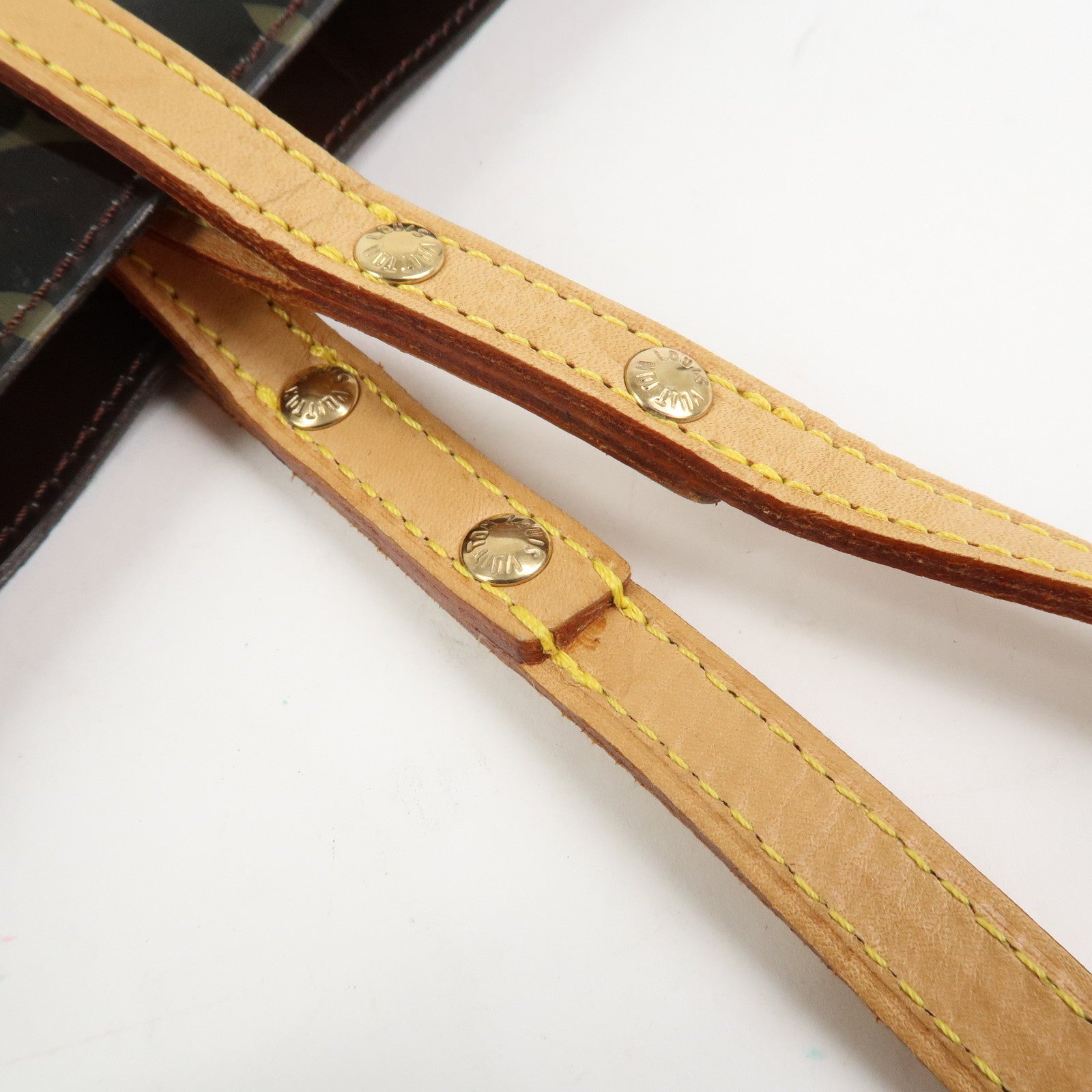 Louis Vuitton Monogram Cabas Cruise Vinyl Tote Bag Brown M50500