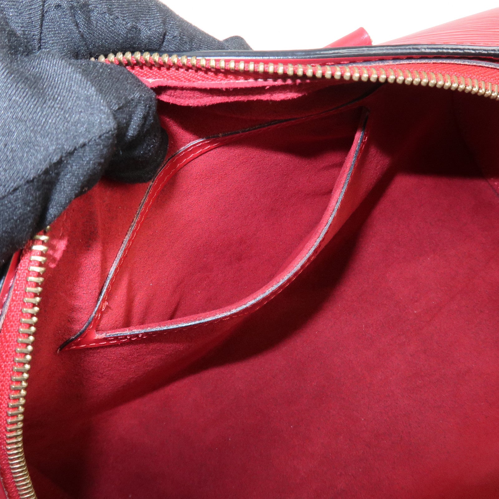 Louis Vuitton Epi Soufflot Hand Bag Castillian Red M52227
