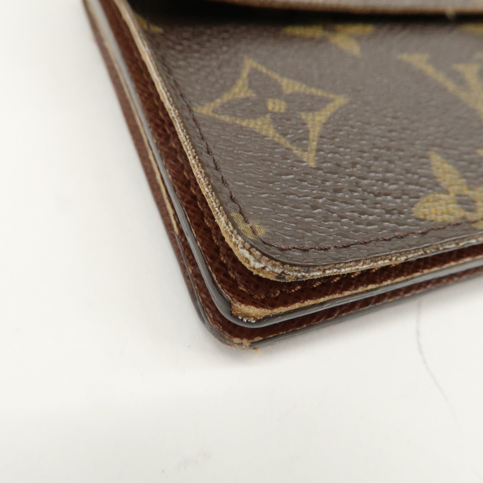 Louis Vuitton Monogram Epi Leather Set of 3 Long Wallet Brown Black