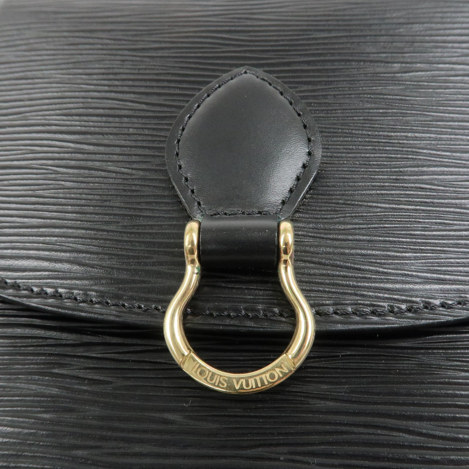 Louis Vuitton Epi Mini Saint Cloud Shoulder Bag Noir Black M52212