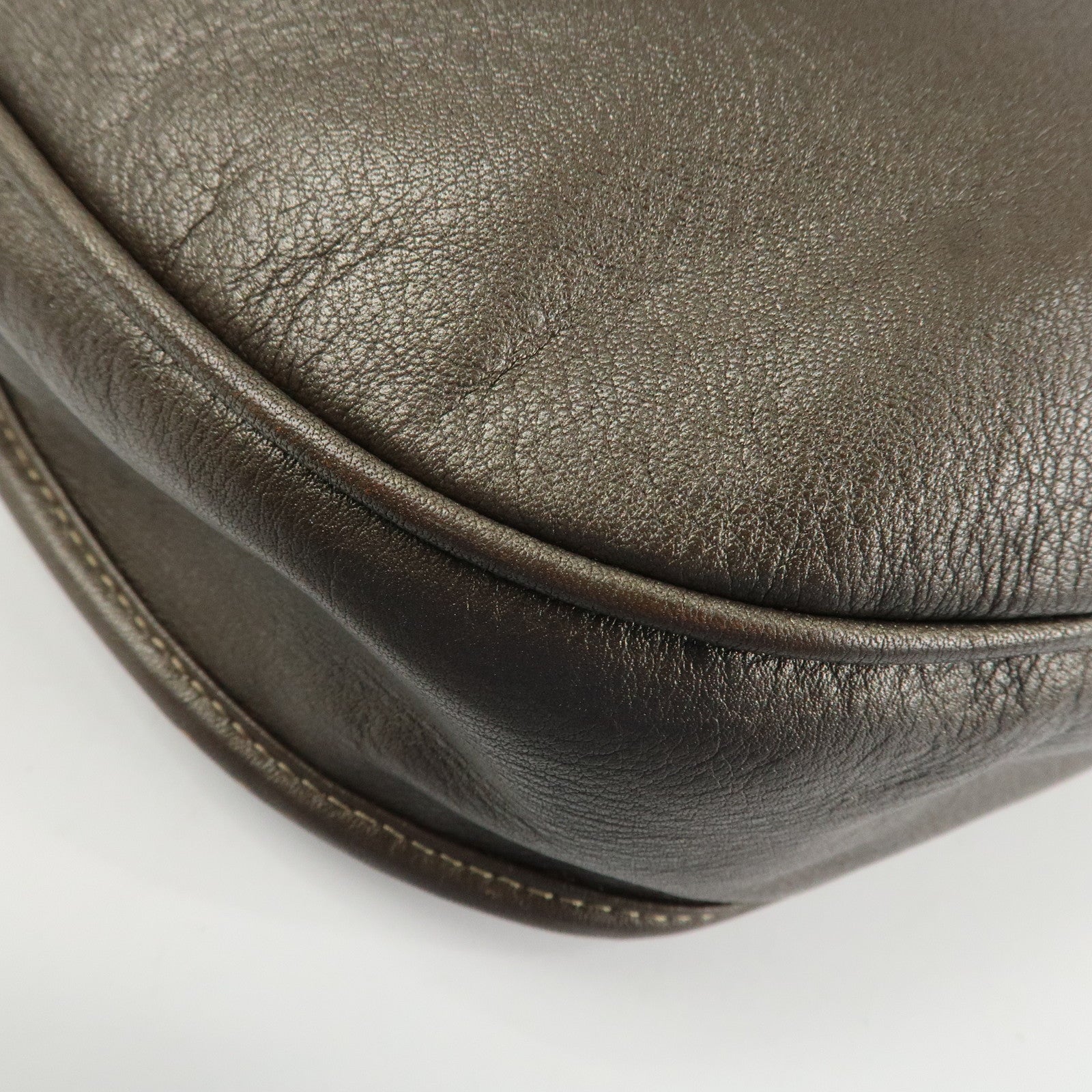 LOEWE Heritage Leather Shoulder Bag Crossbody Bag Bronze