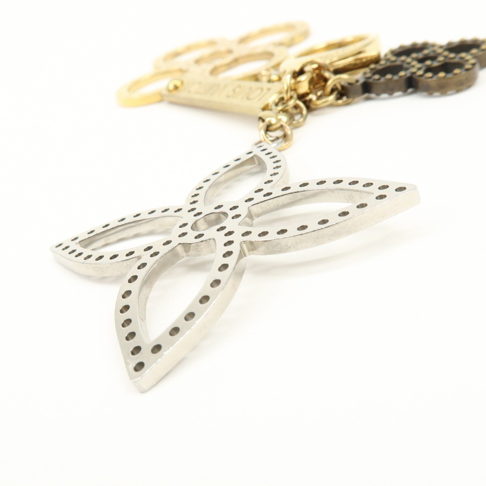Louis Vuitton Bijoux Sac Tapage Metal Bag Charm Gold Silver M65090