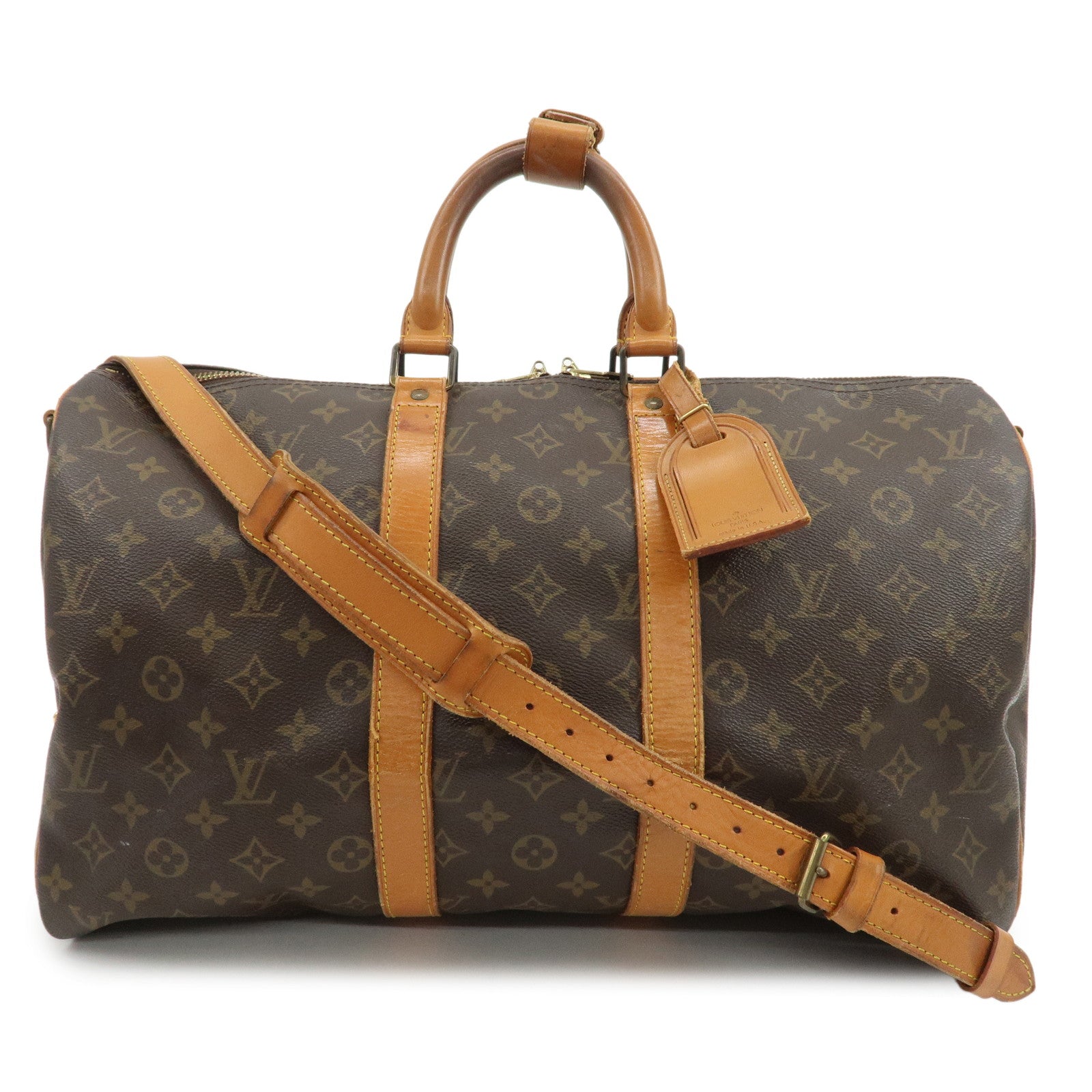 Louis Vuitton Monogram Keep All 45 Boston Bag Travel Bag M41428