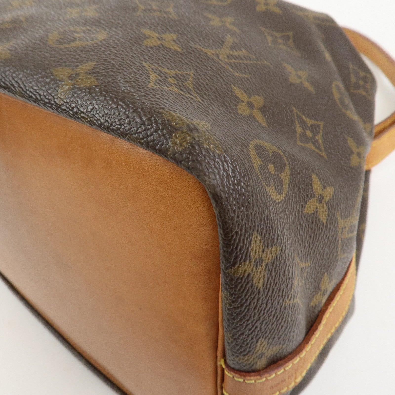 Louis Vuitton Monogram Petit Noe Shoulder Bag Brown M42226