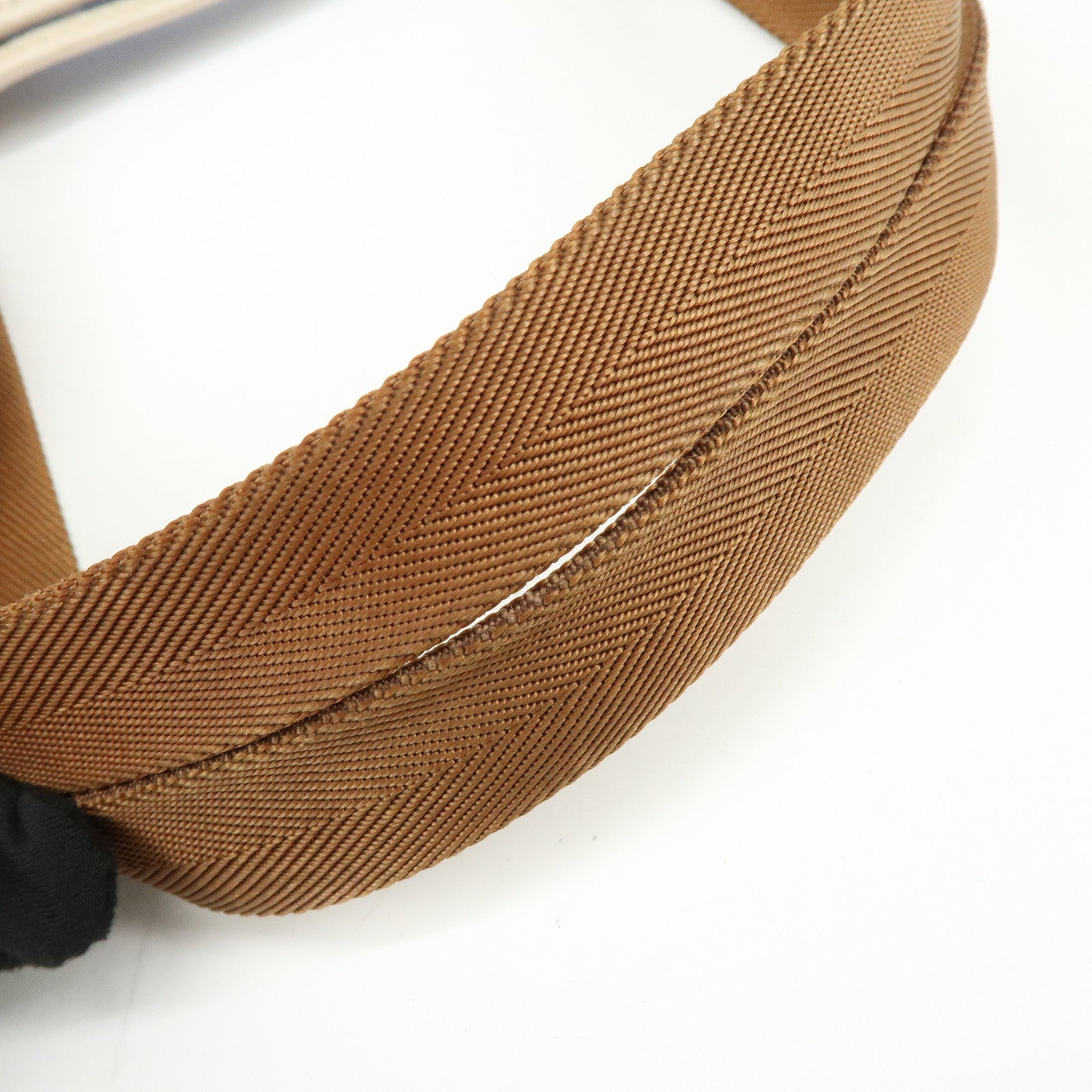 CELINE Macadam Vinyl Leather Tote Bag Hand Bag Blue Brown