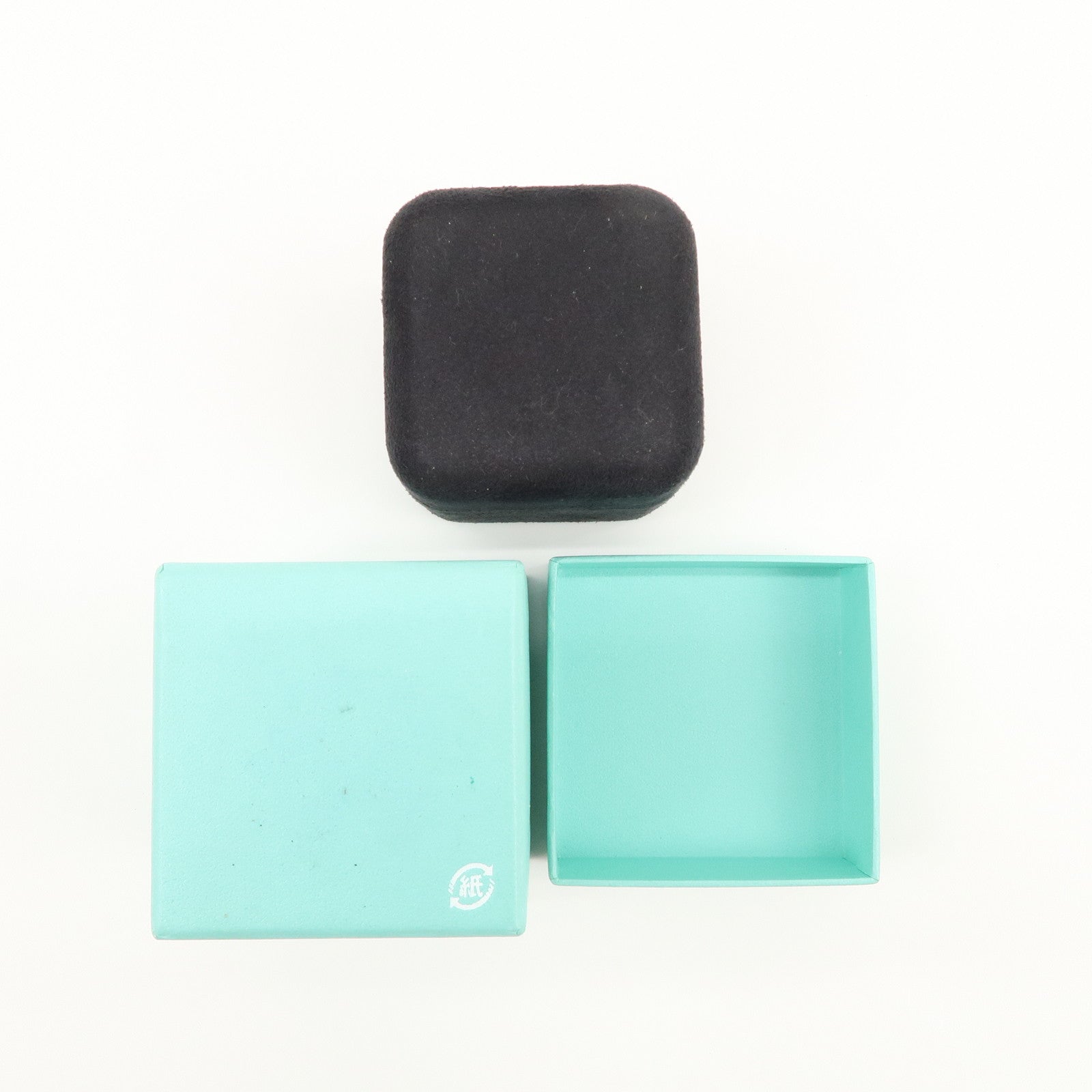 Tiffany & Co Set of 2 Jewelry Boxes for Pair Ring Tiffany Blue