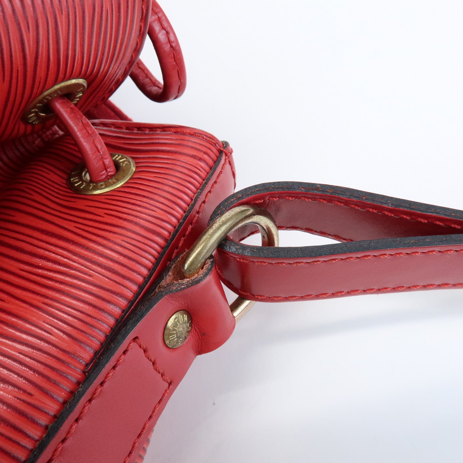 Louis Vuitton Epi Leather Noe Shoulder Bag Castilian Red M59007