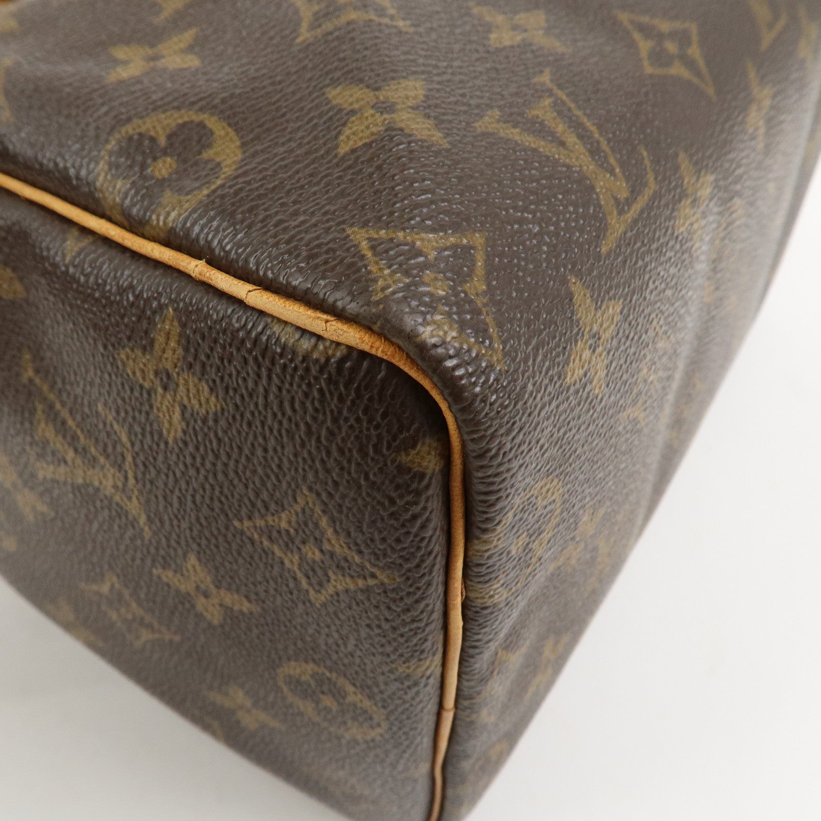Louis Vuitton Monogram Speedy 25 Boston Bag Hand Bag Brown M41528