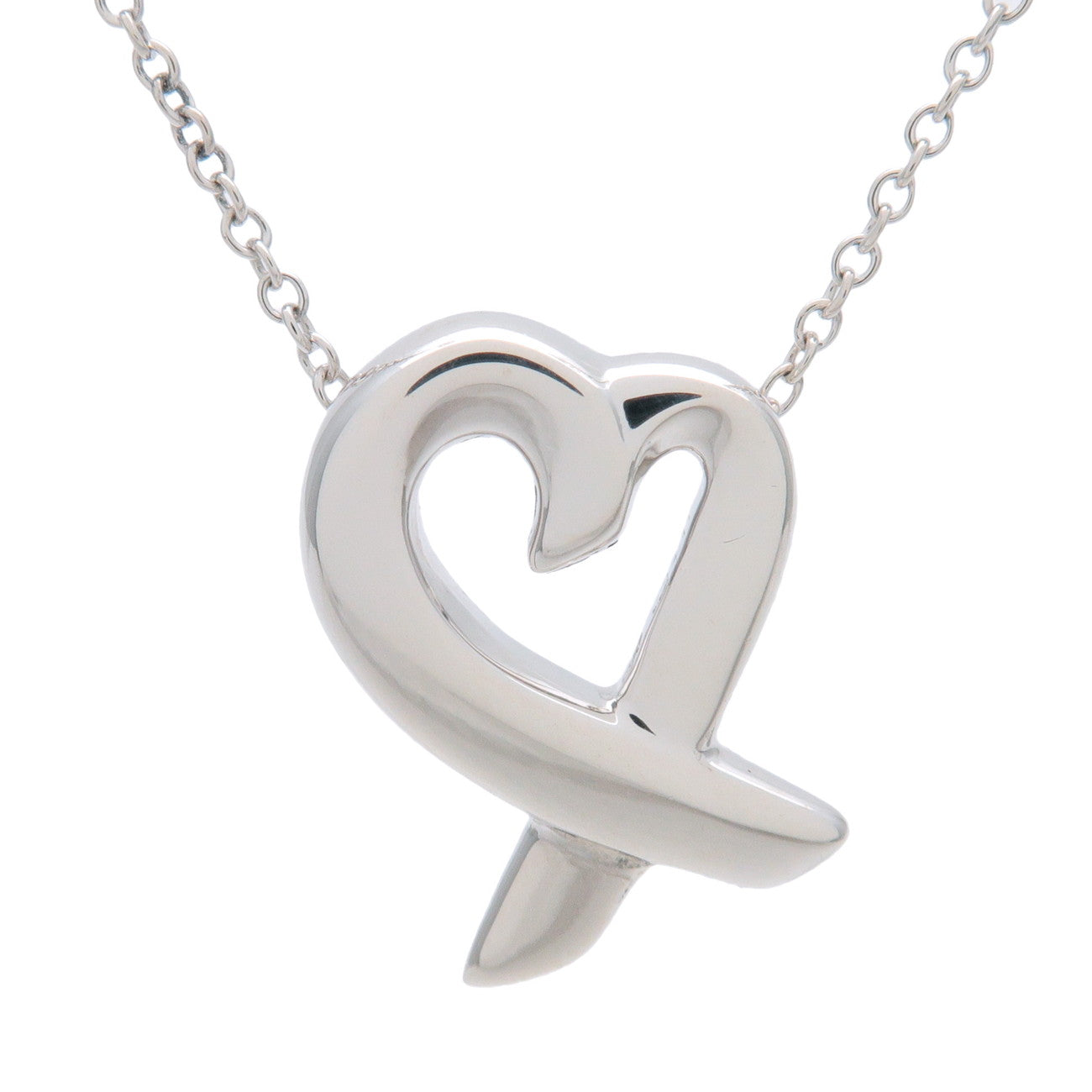 Tiffany & Co Loving Heart Necklace Small SV925 Silver